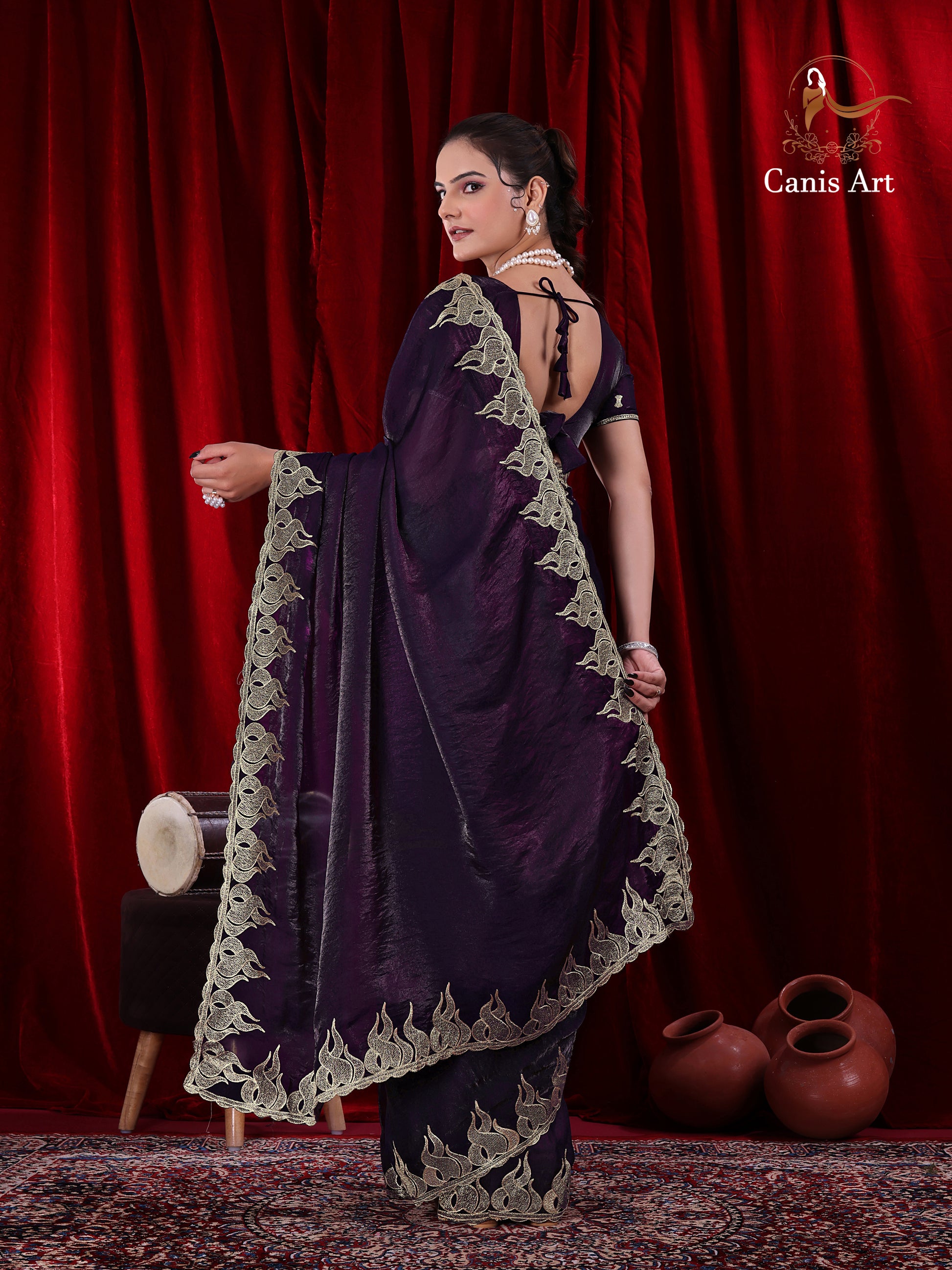 Heavy fendy satin silk