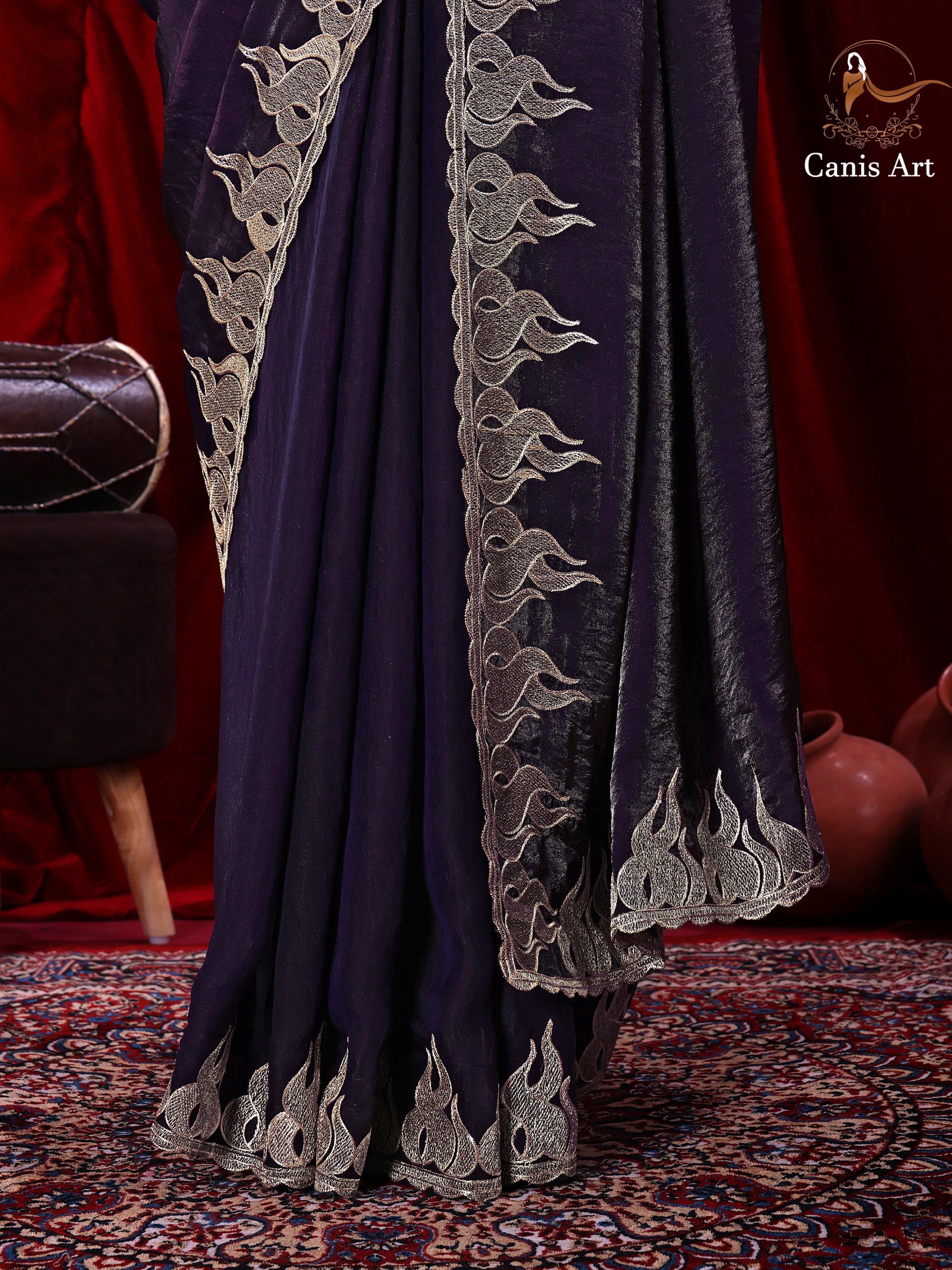 Heavy fendy satin silk