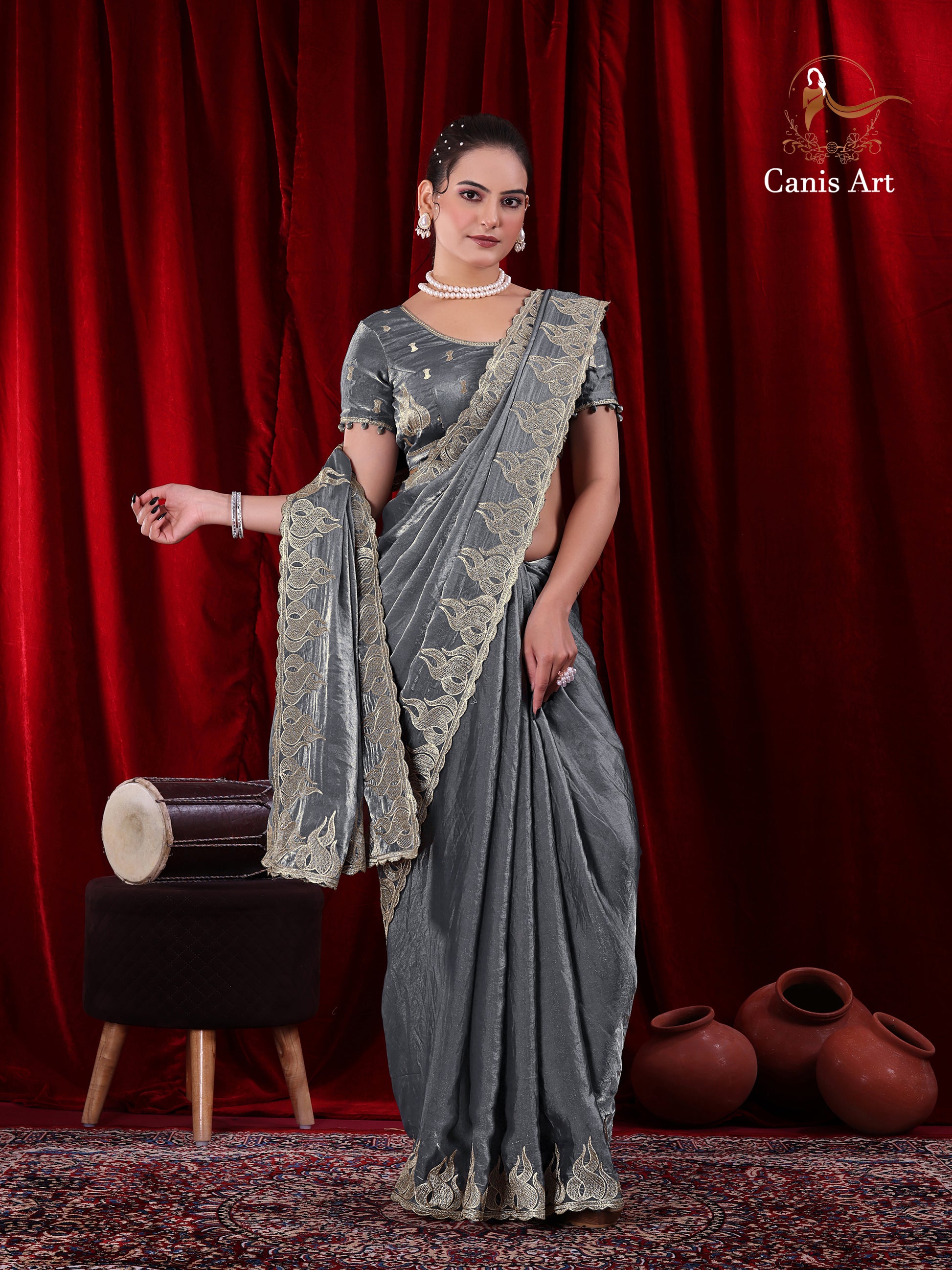 Heavy fendy satin silk