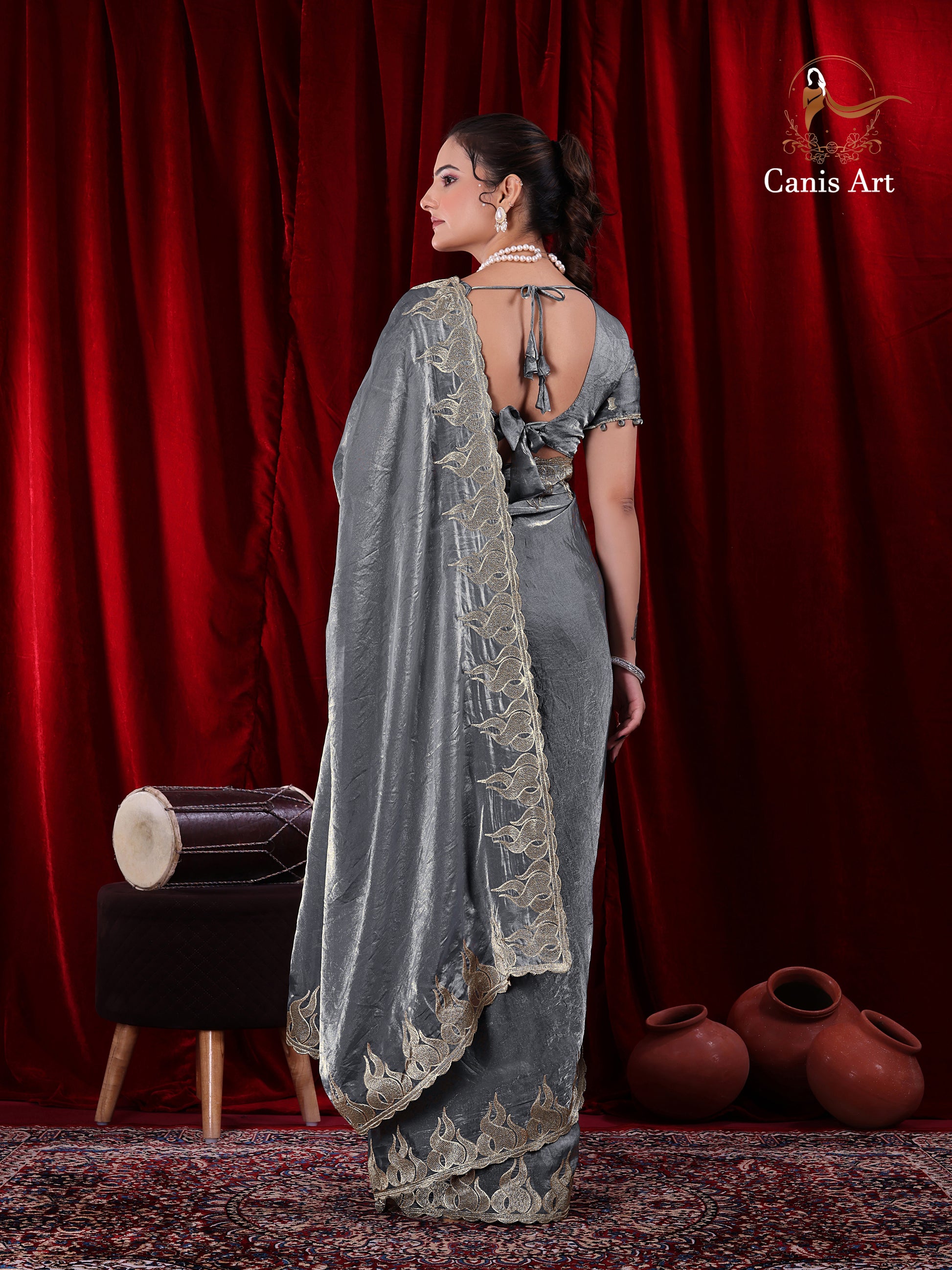 Heavy fendy satin silk