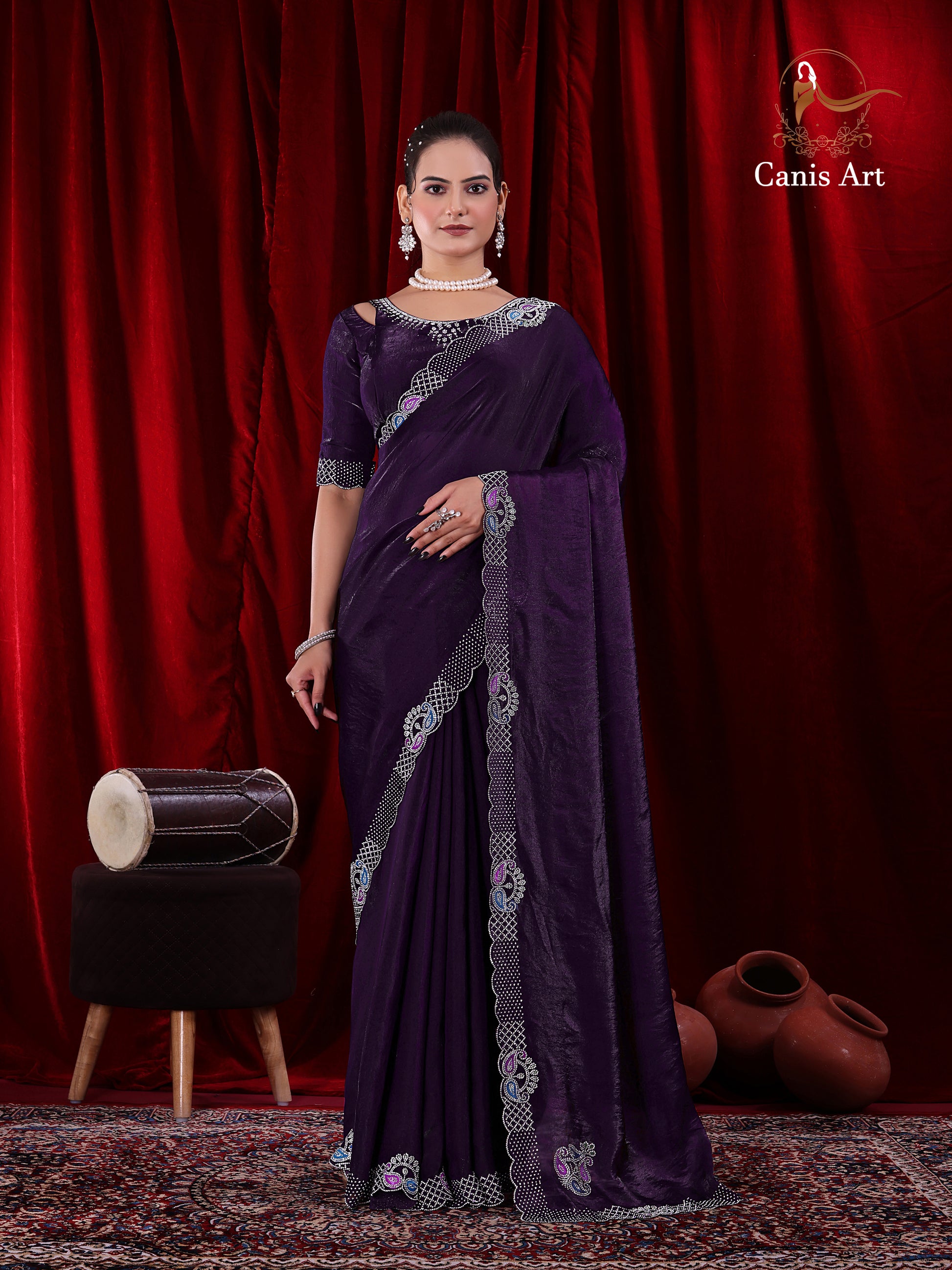 Heavy fendy satin silk