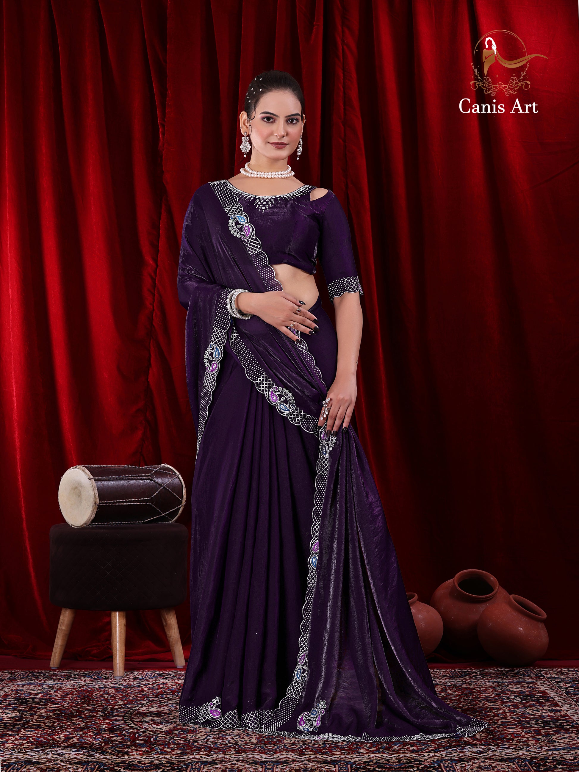 Heavy fendy satin silk