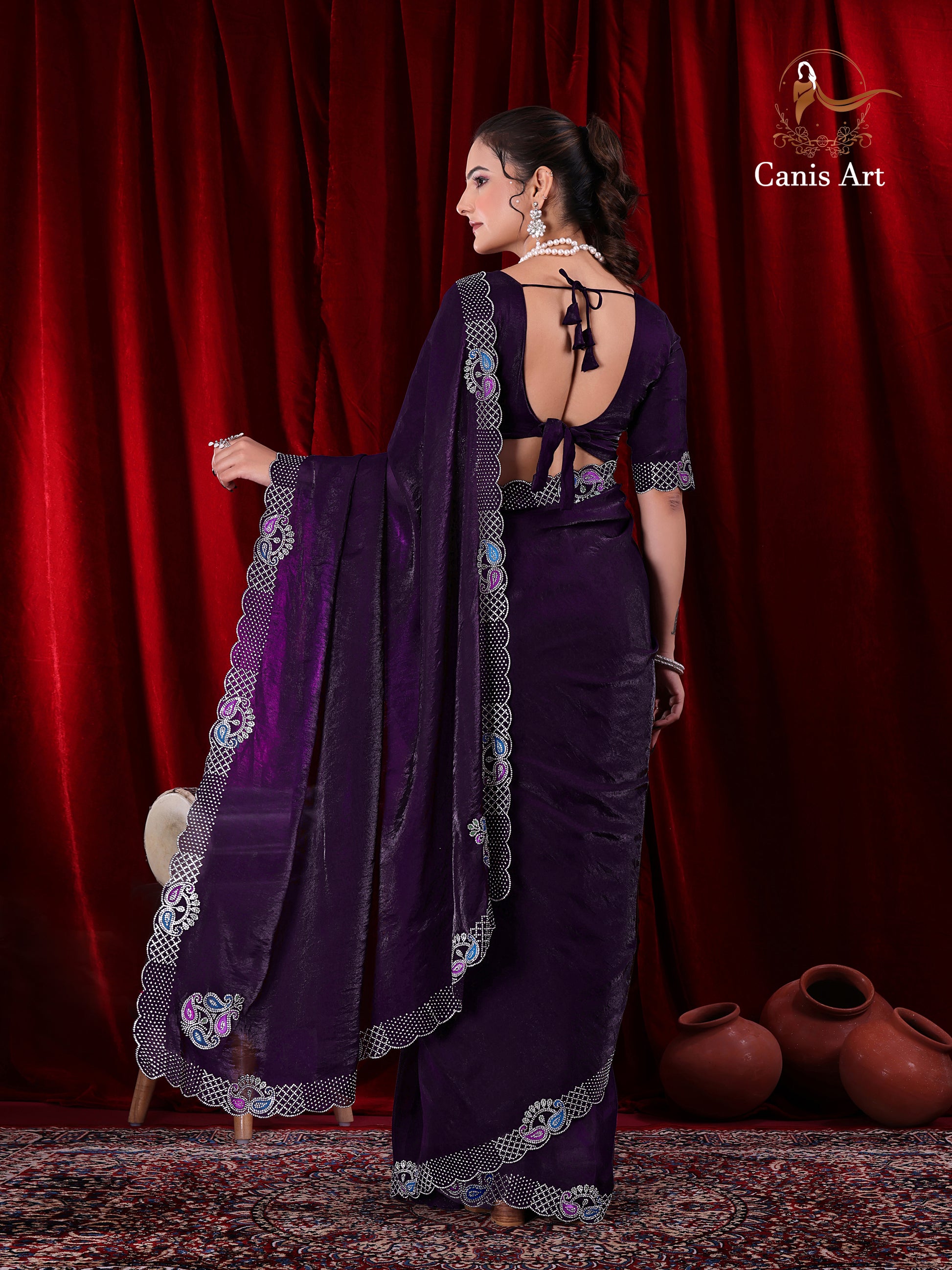 Heavy fendy satin silk