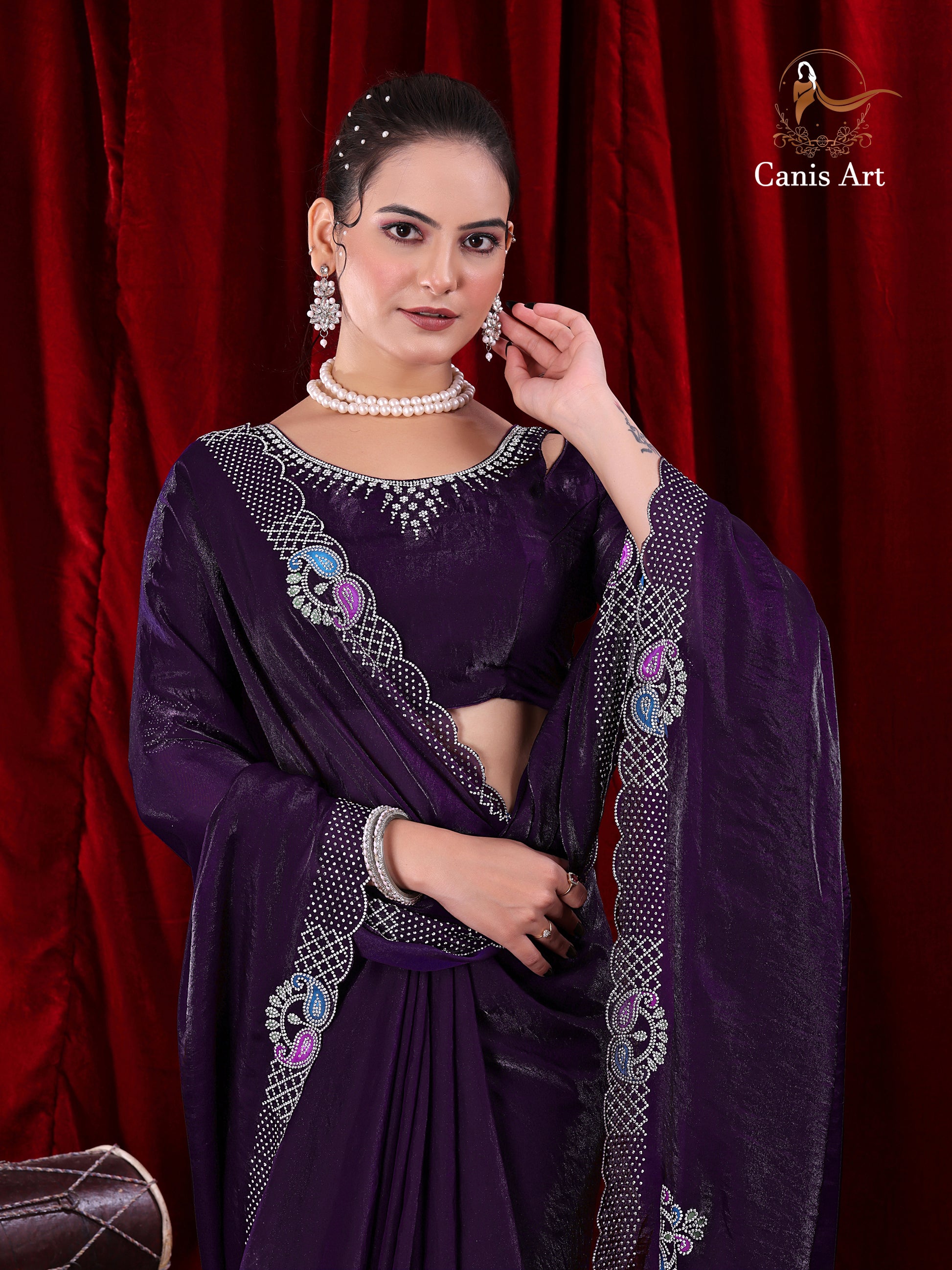 Heavy fendy satin silk