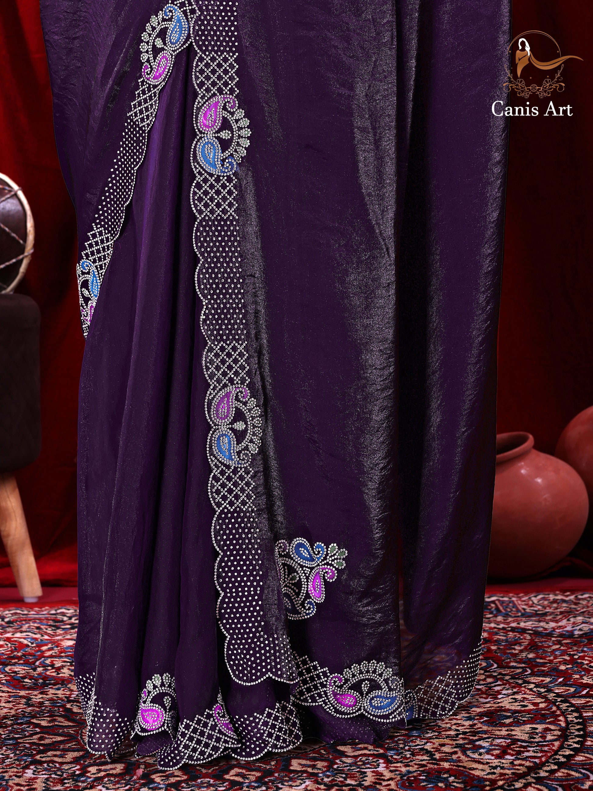 Heavy fendy satin silk