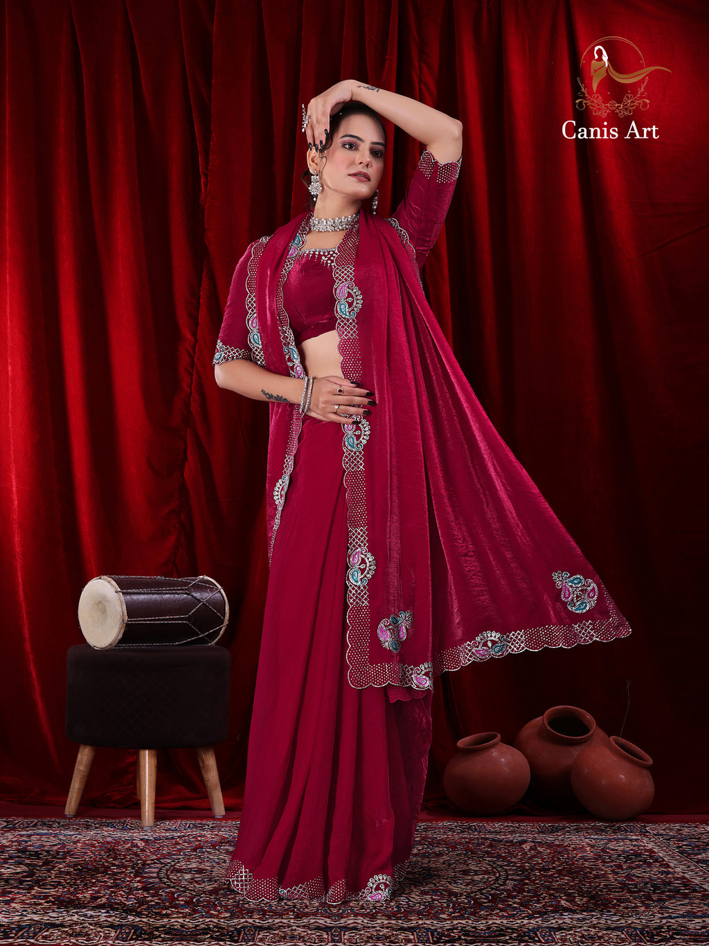 Heavy fendy satin silk
