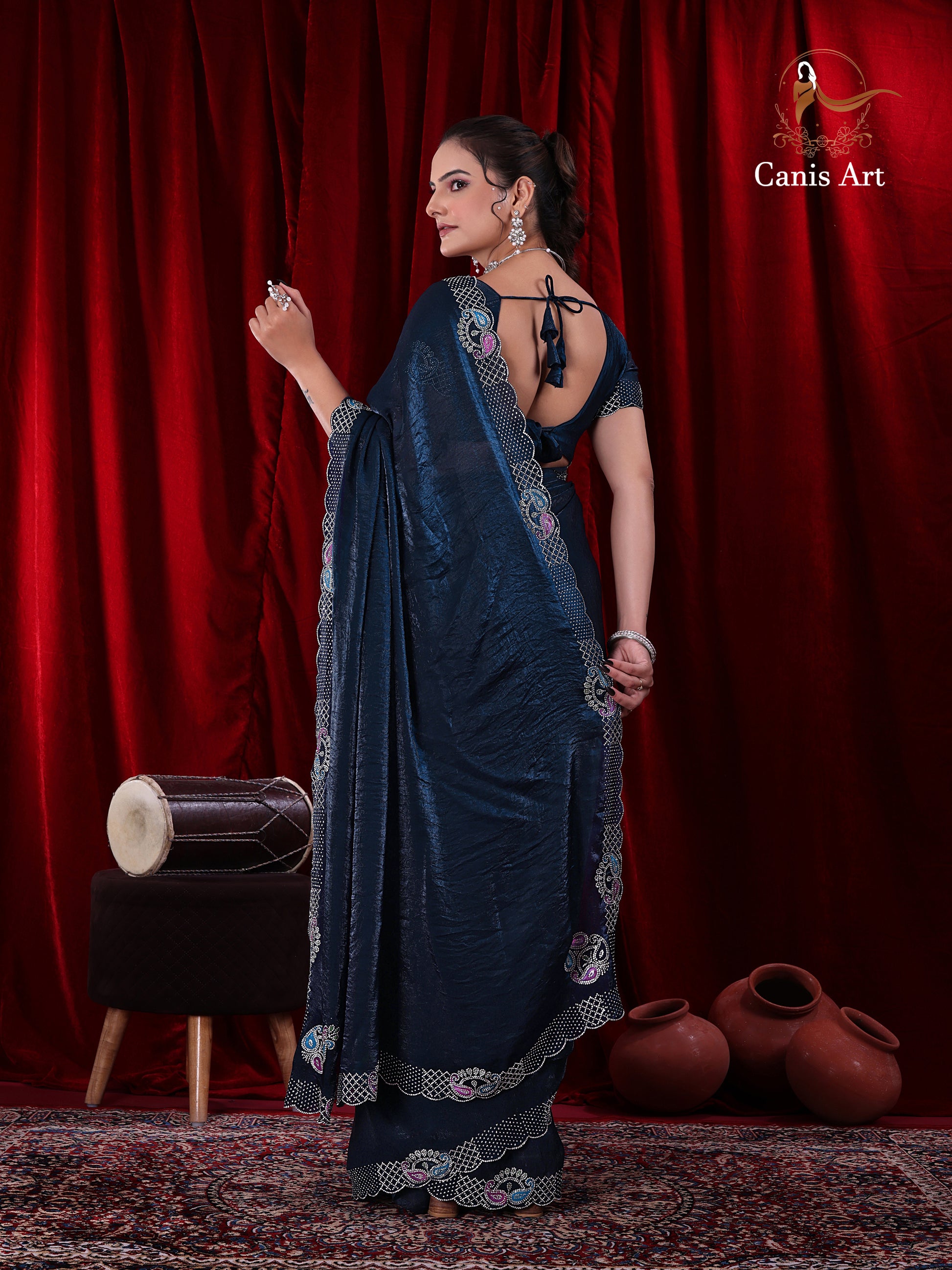 Heavy fendy satin silk