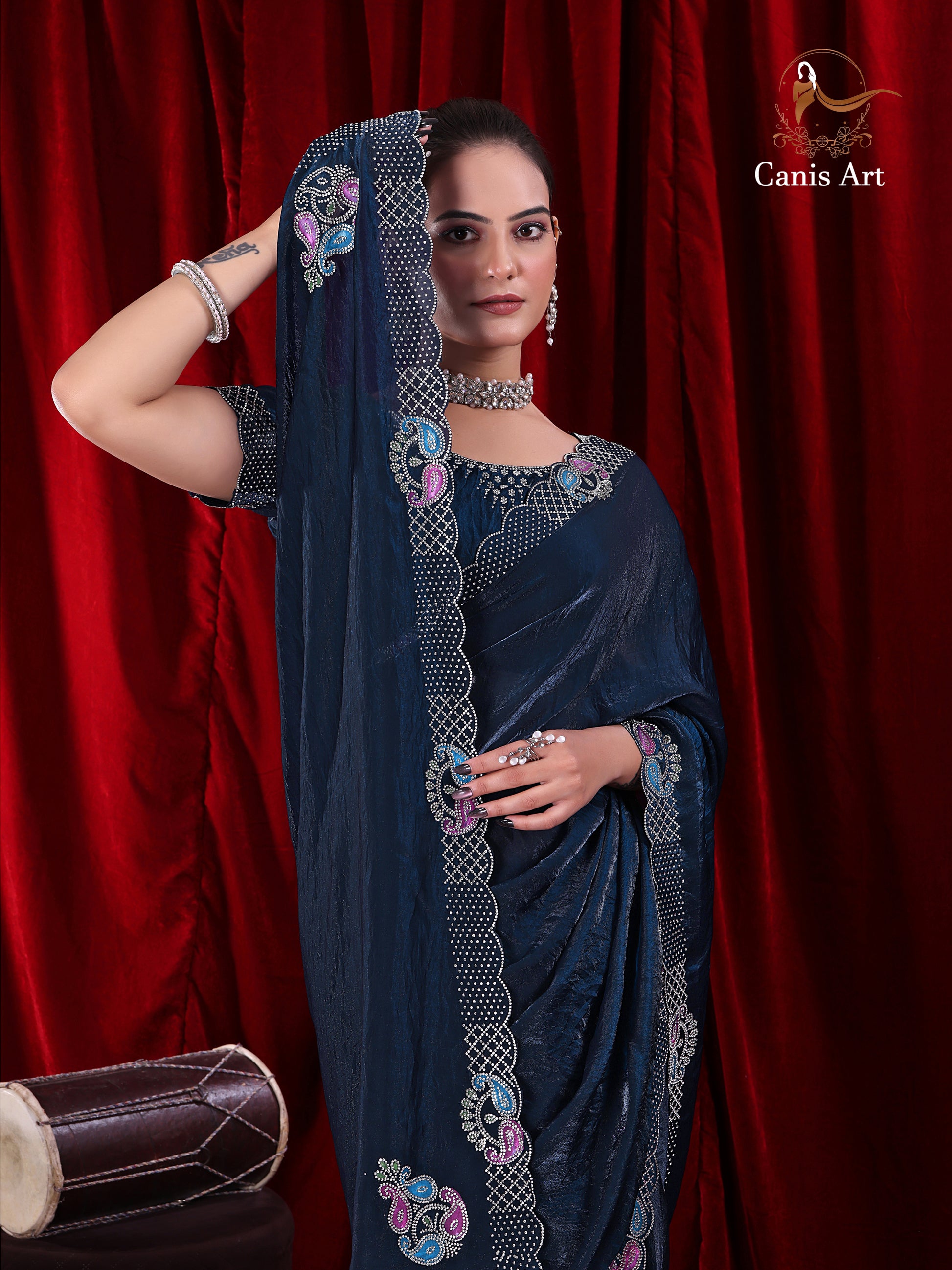 Heavy fendy satin silk