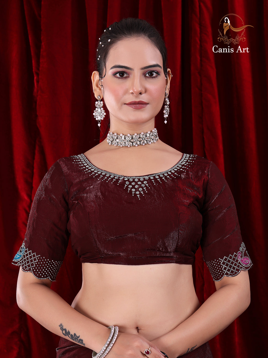 Heavy fendy satin silk