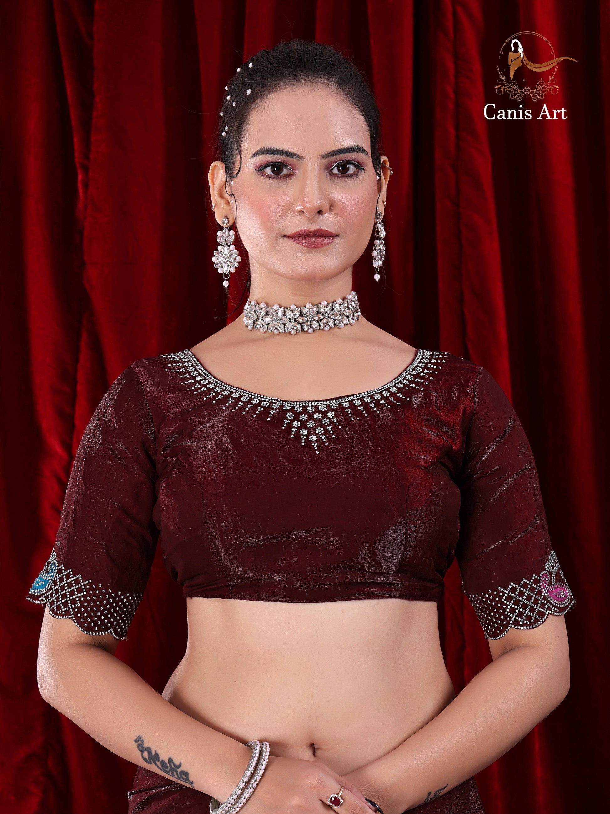 Heavy fendy satin silk