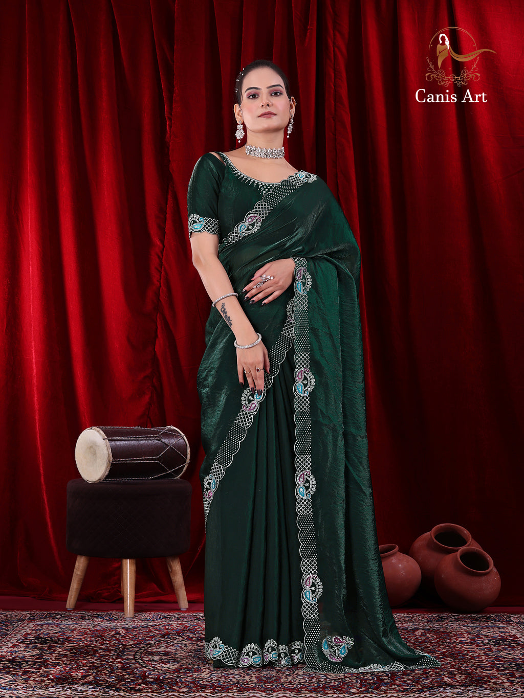 Heavy fendy satin silk