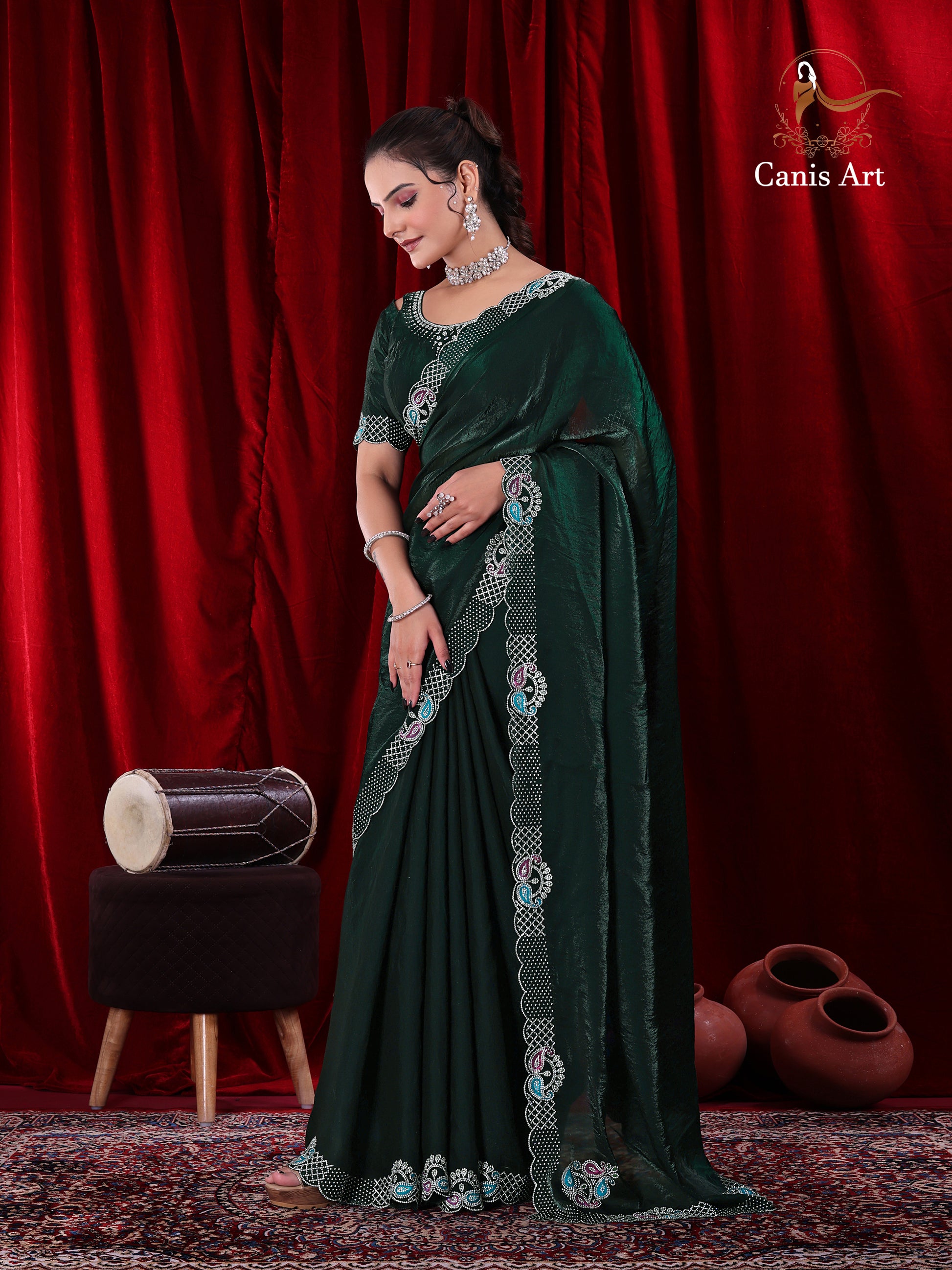 Heavy fendy satin silk