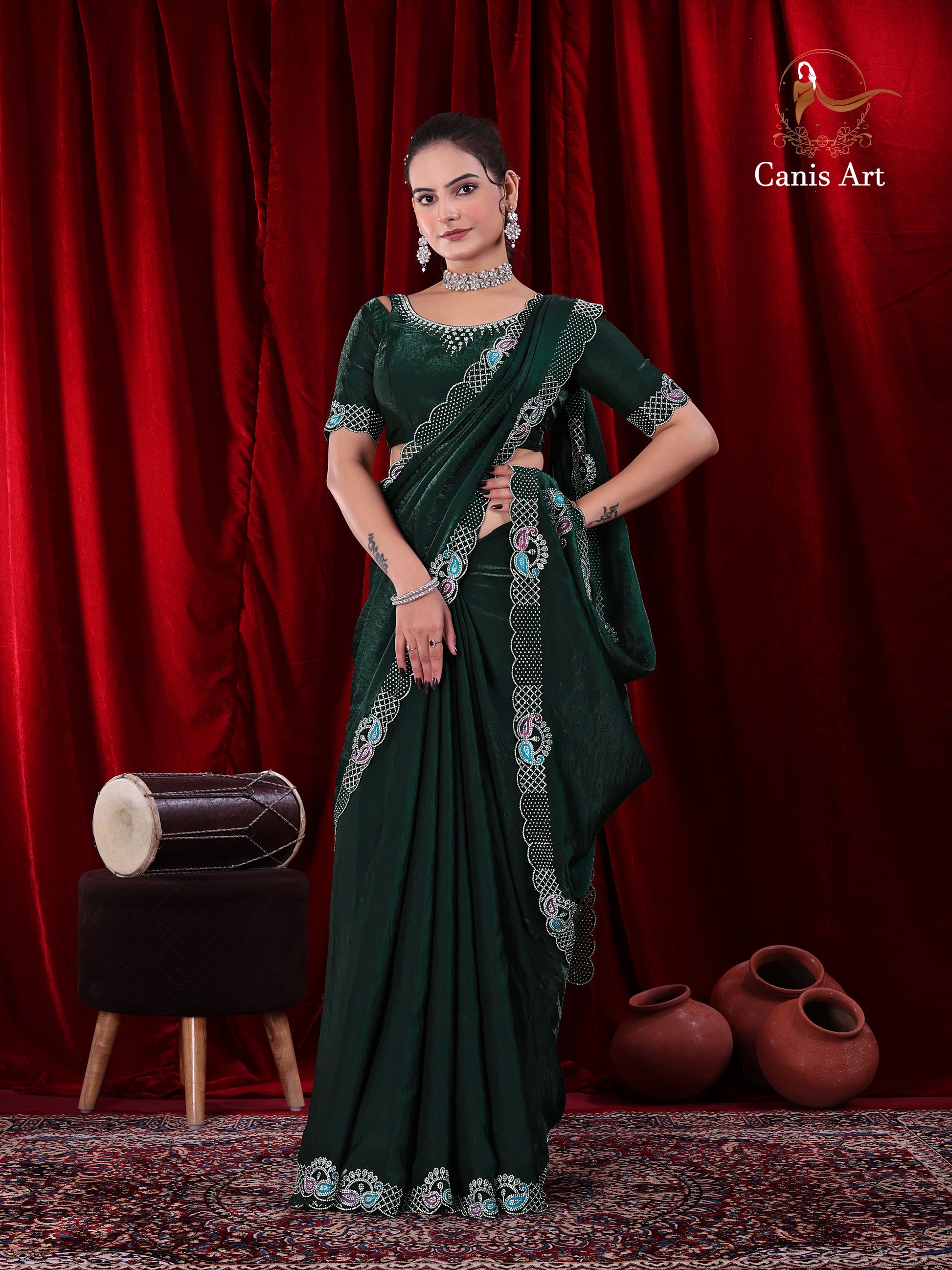 Heavy fendy satin silk