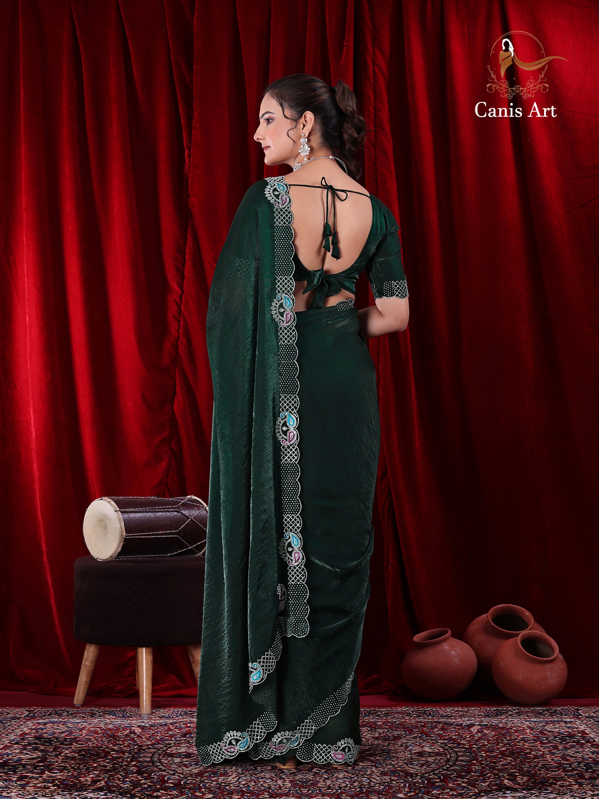 Heavy fendy satin silk