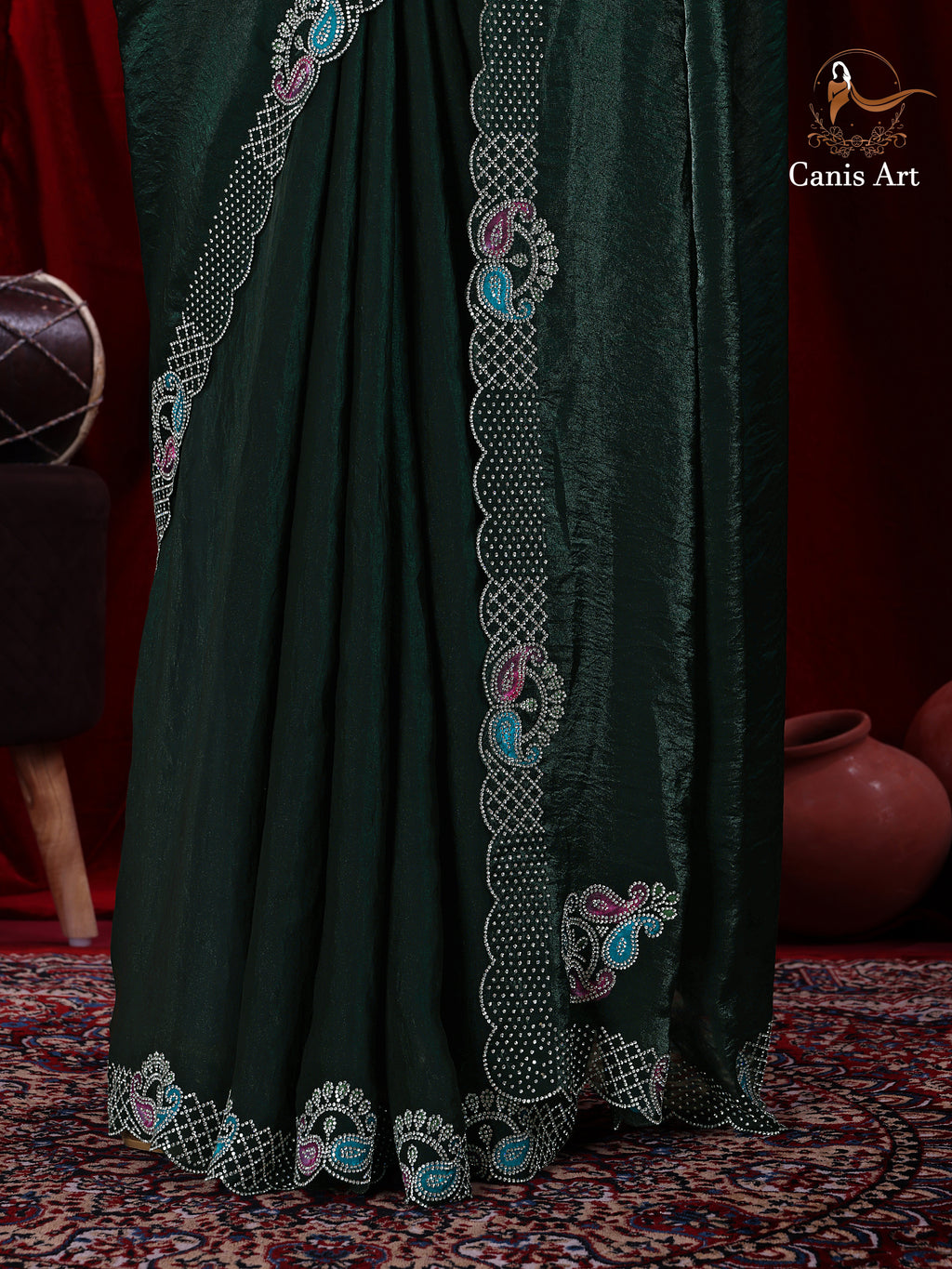Heavy fendy satin silk