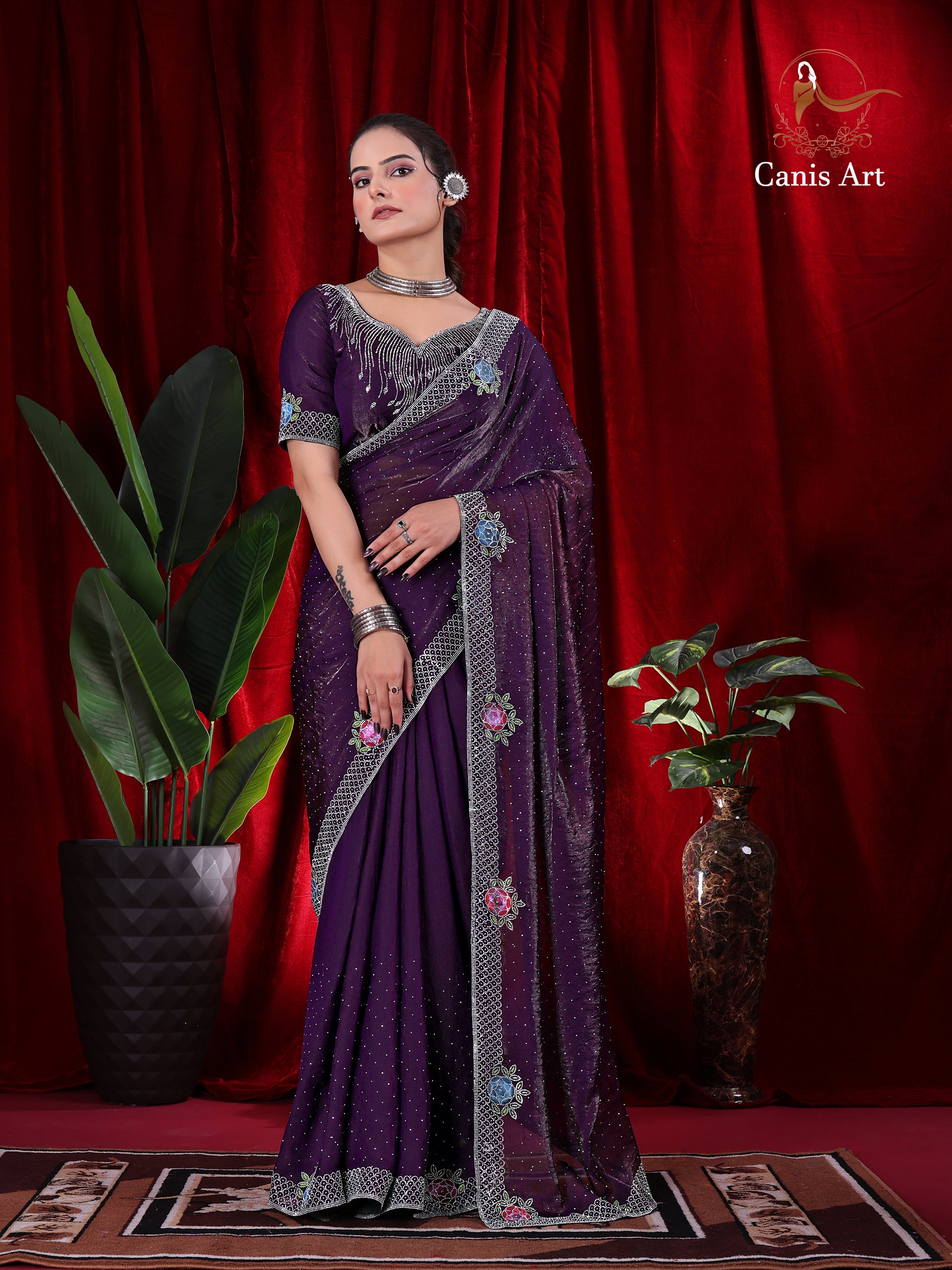 Heavy fendy satin silk