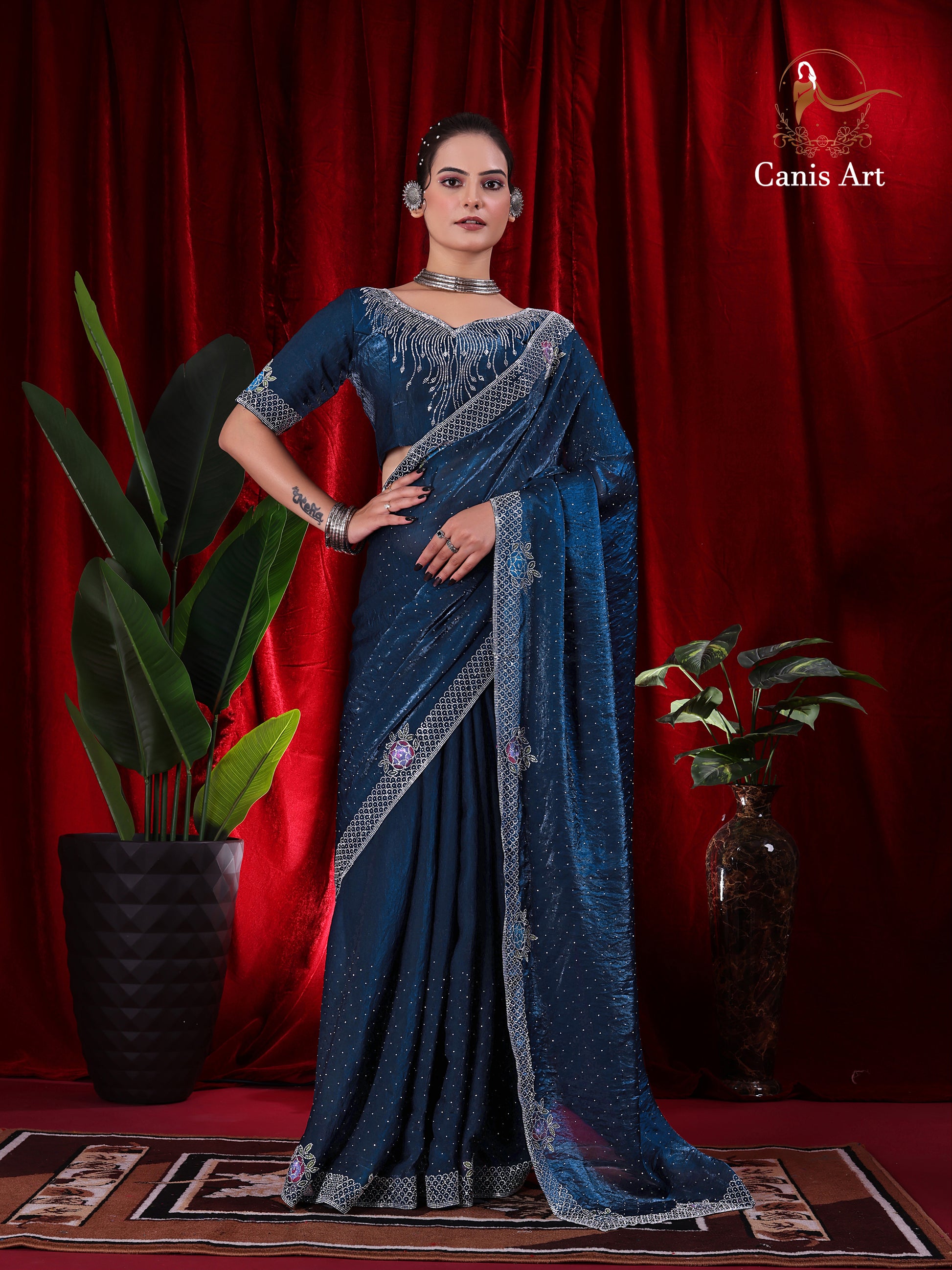 Heavy fendy satin silk