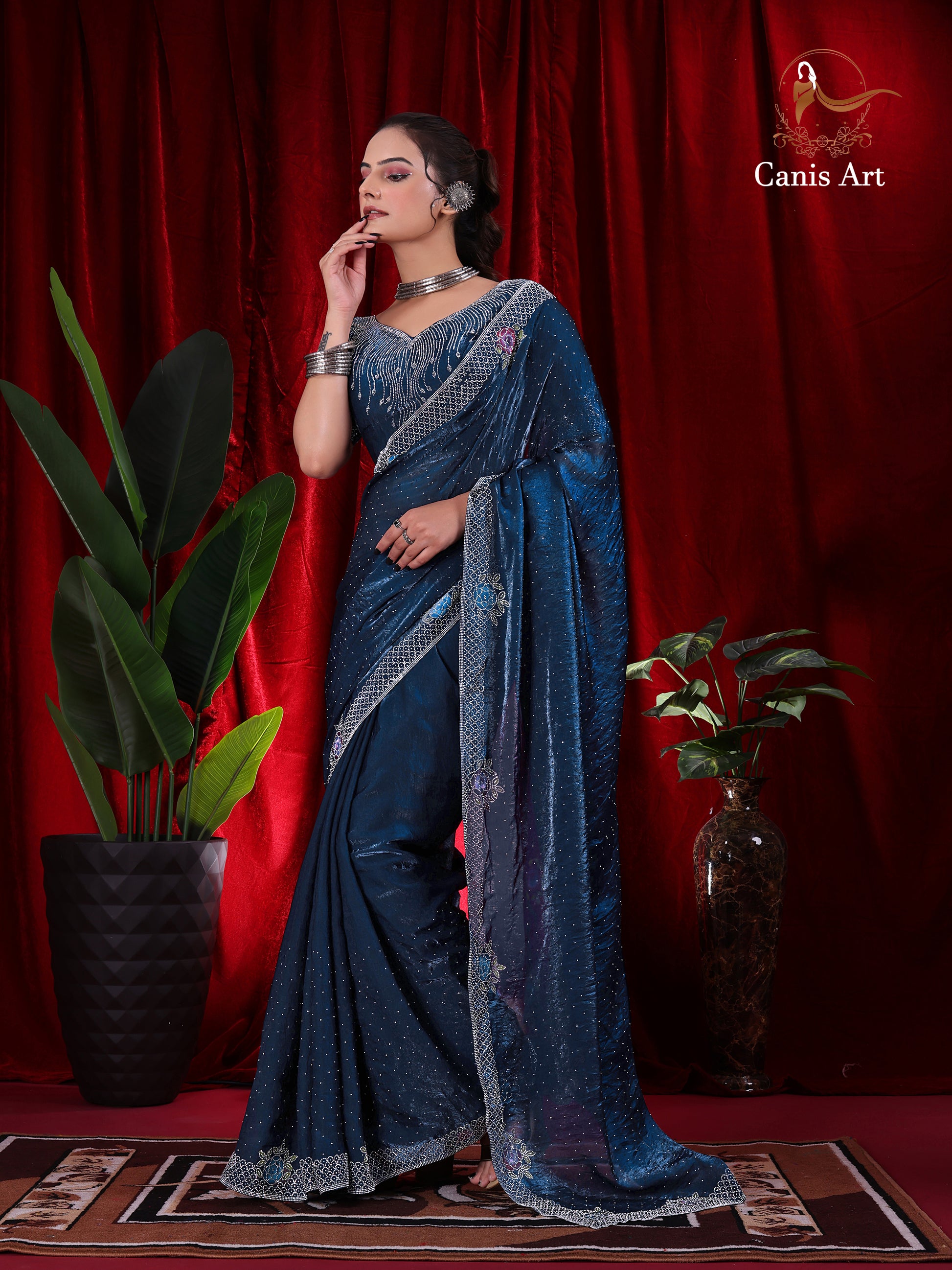 Heavy fendy satin silk