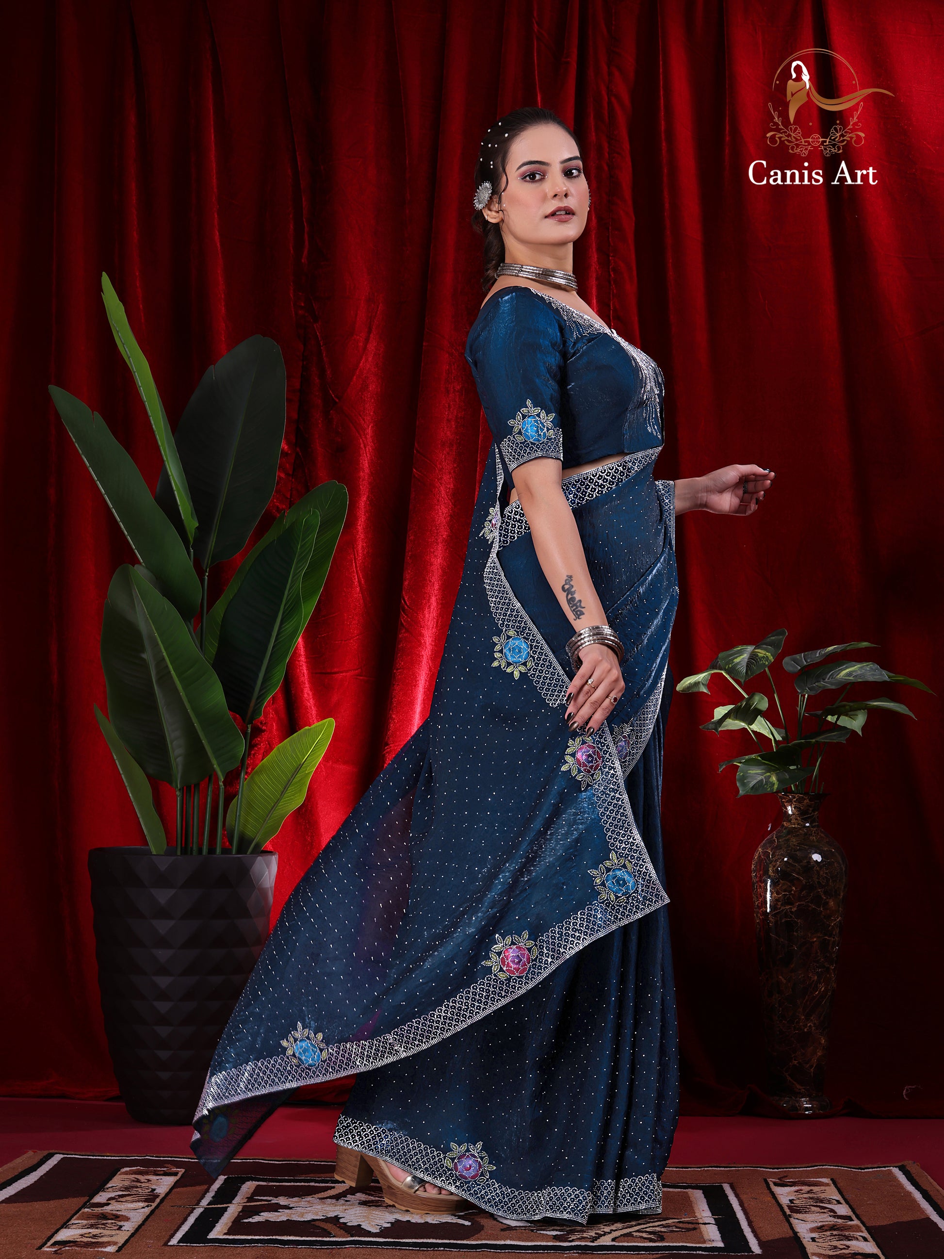 Heavy fendy satin silk