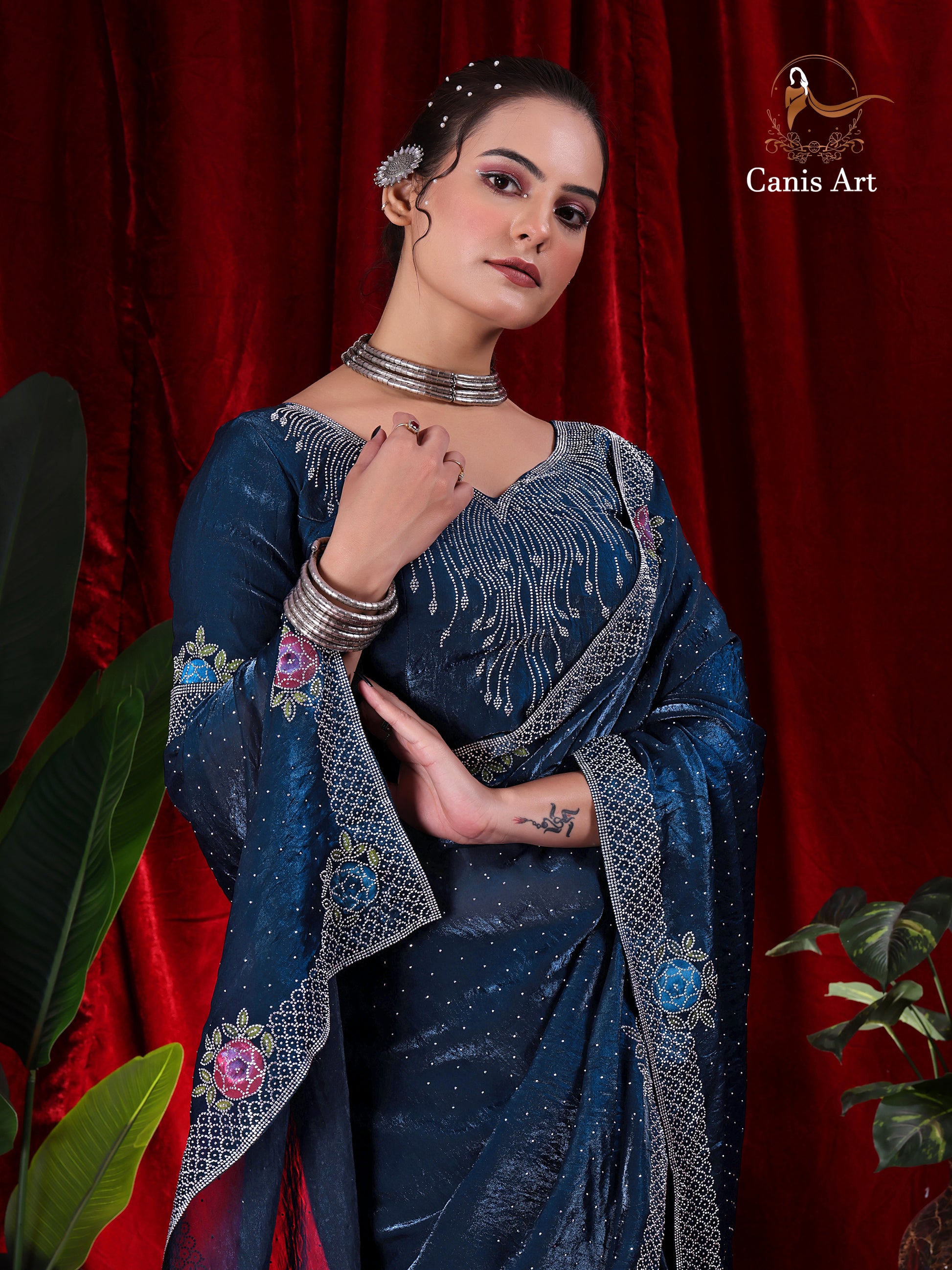 Heavy fendy satin silk