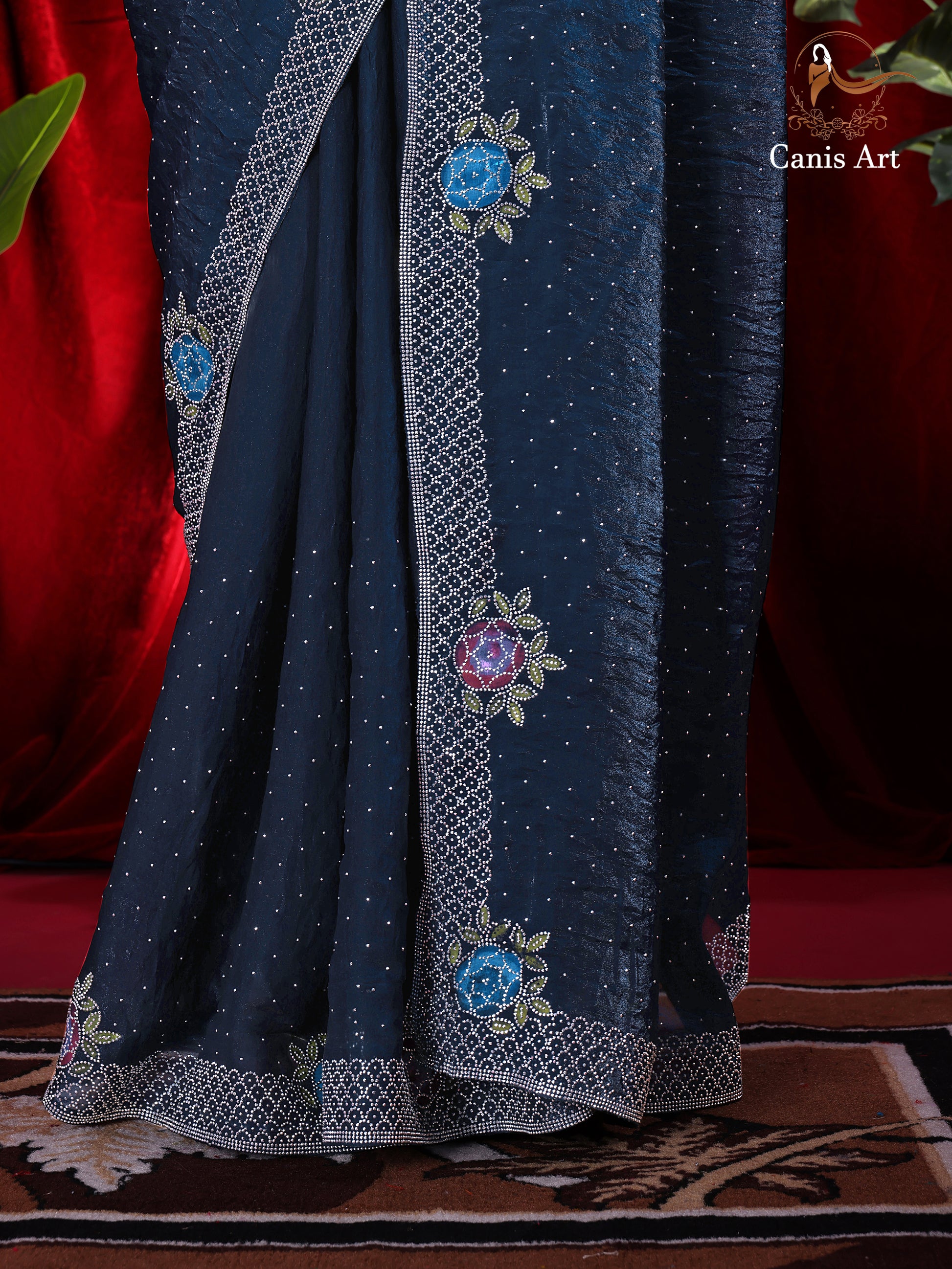 Heavy fendy satin silk
