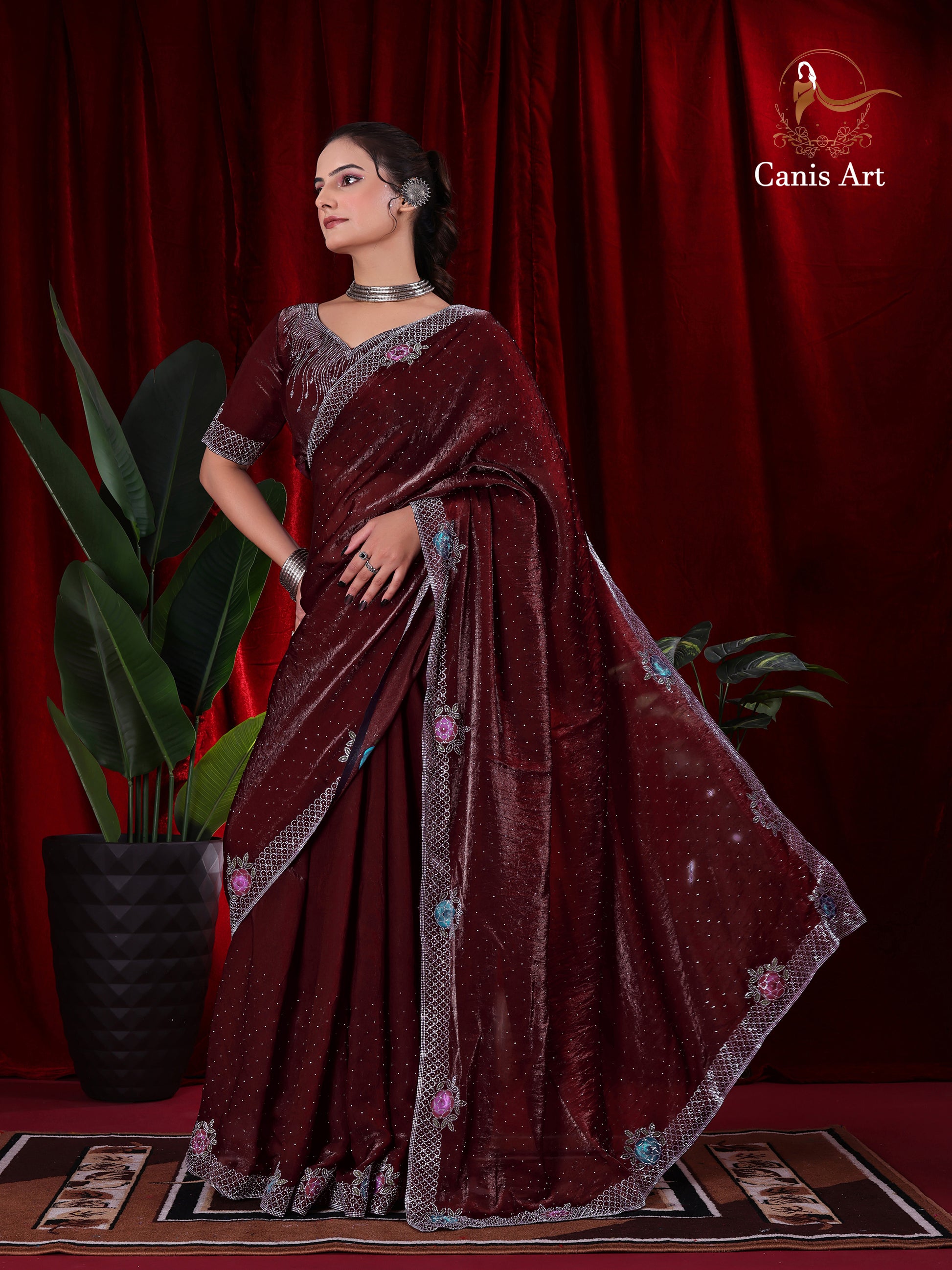 Heavy fendy satin silk
