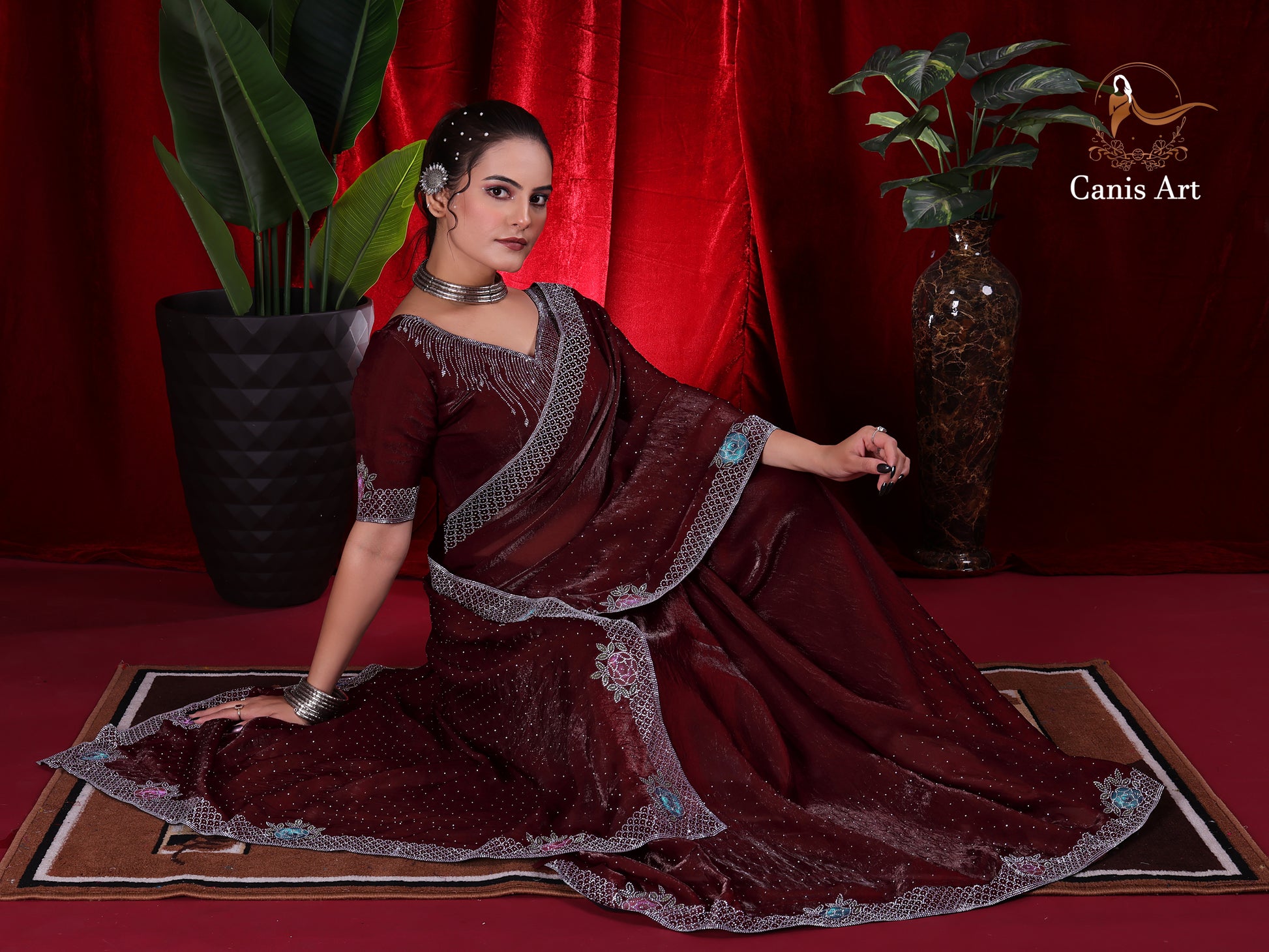 Heavy fendy satin silk