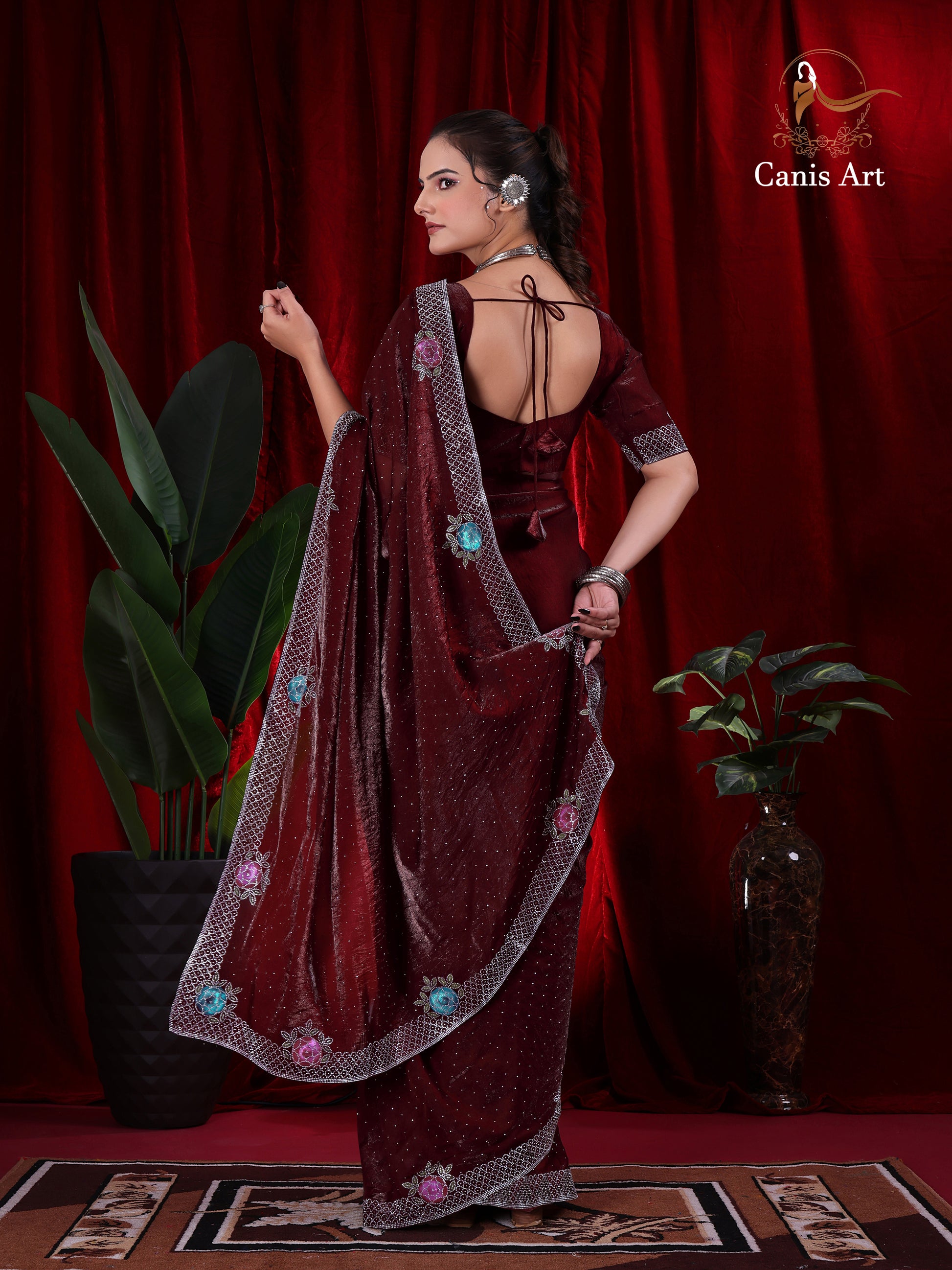Heavy fendy satin silk