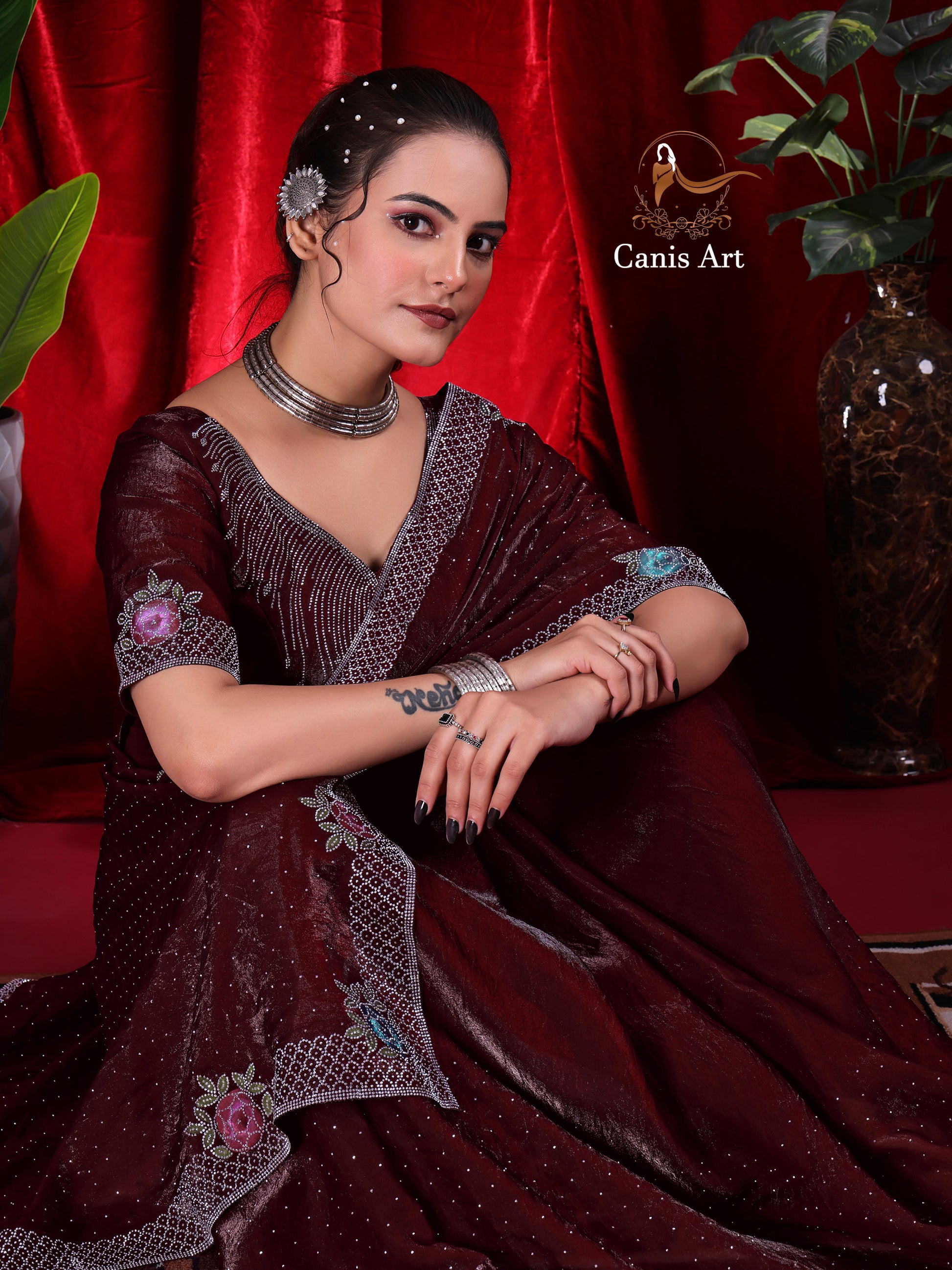 Heavy fendy satin silk
