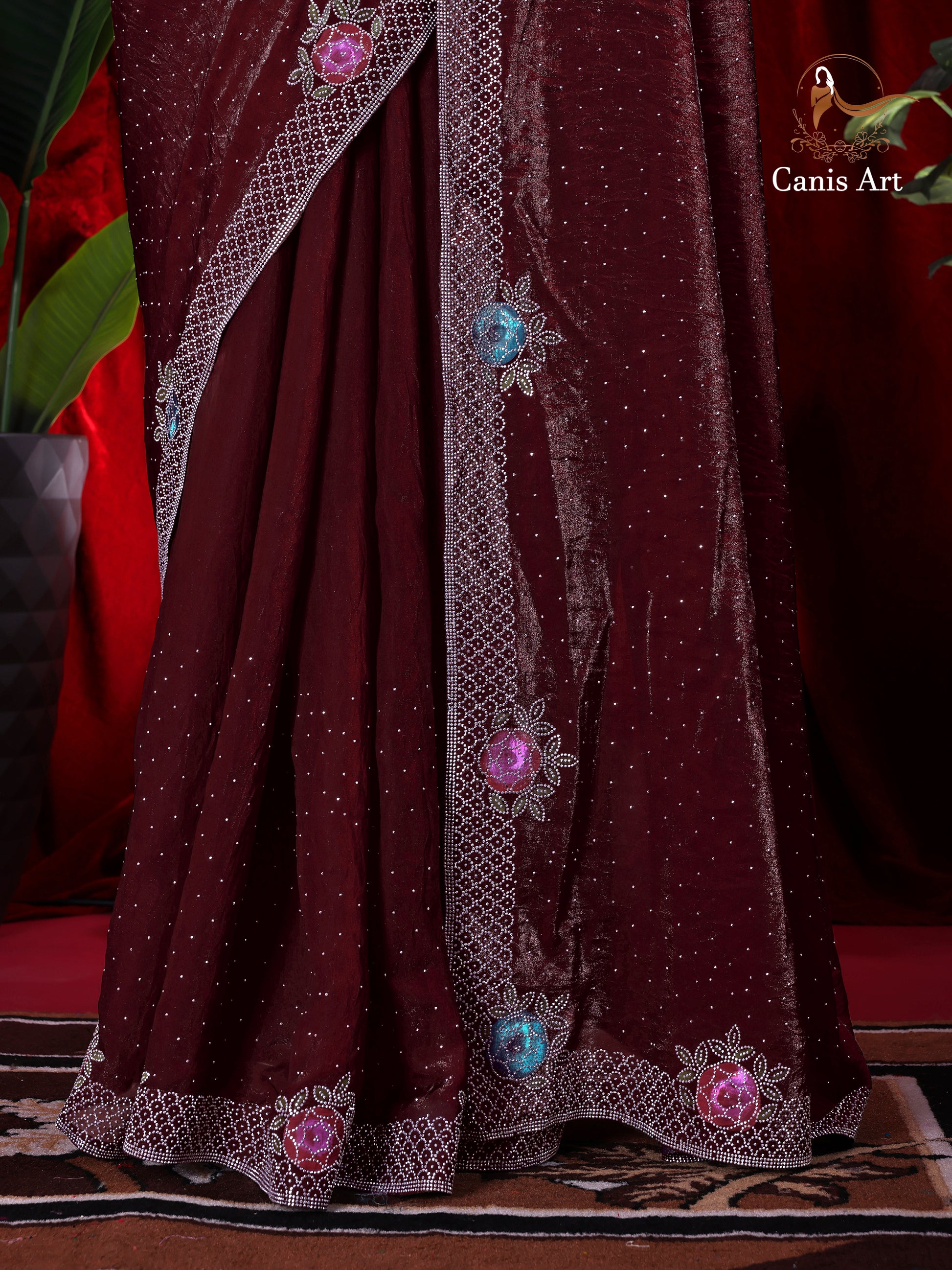 Heavy fendy satin silk