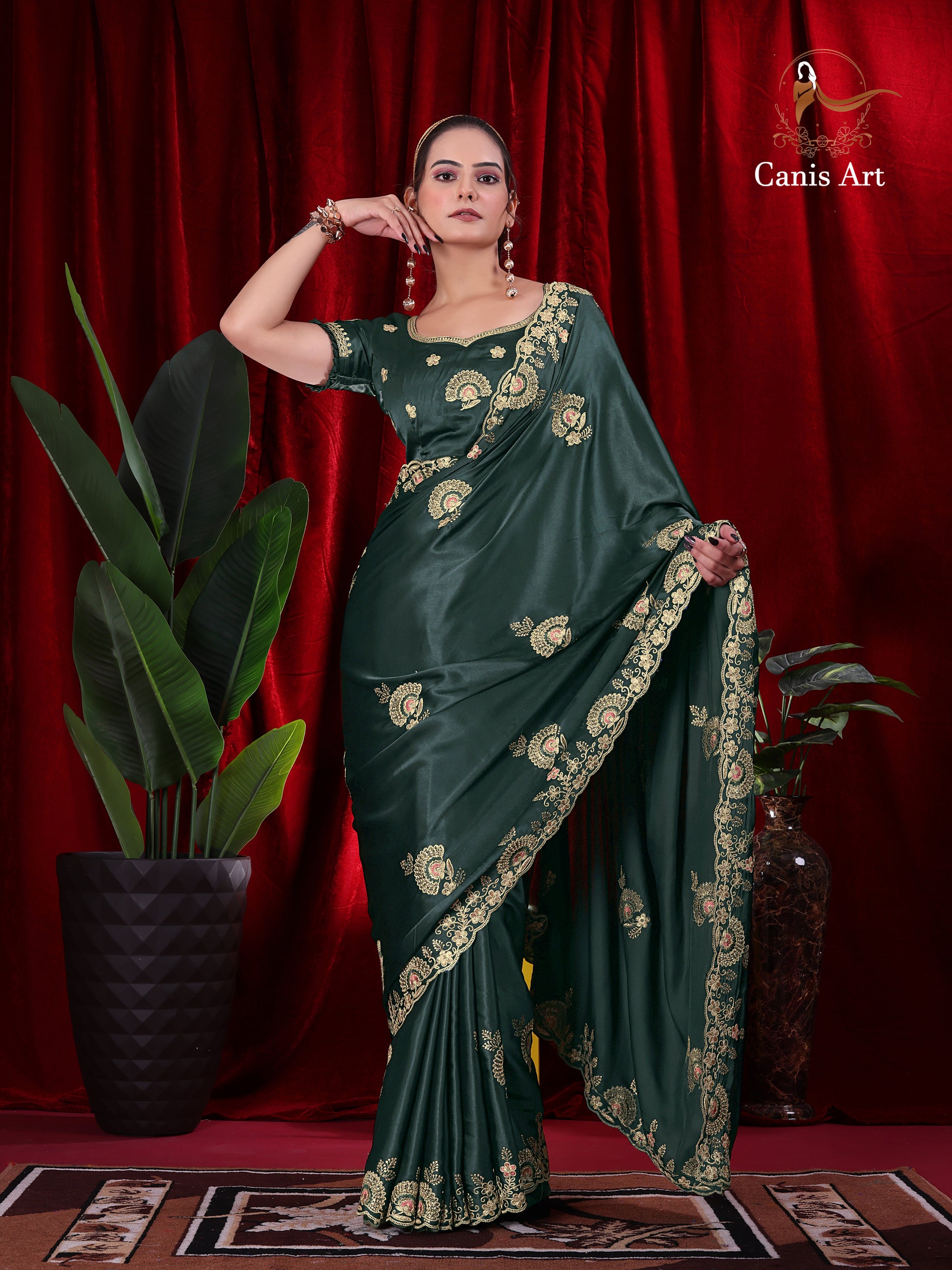 Heavy fendy satin silk