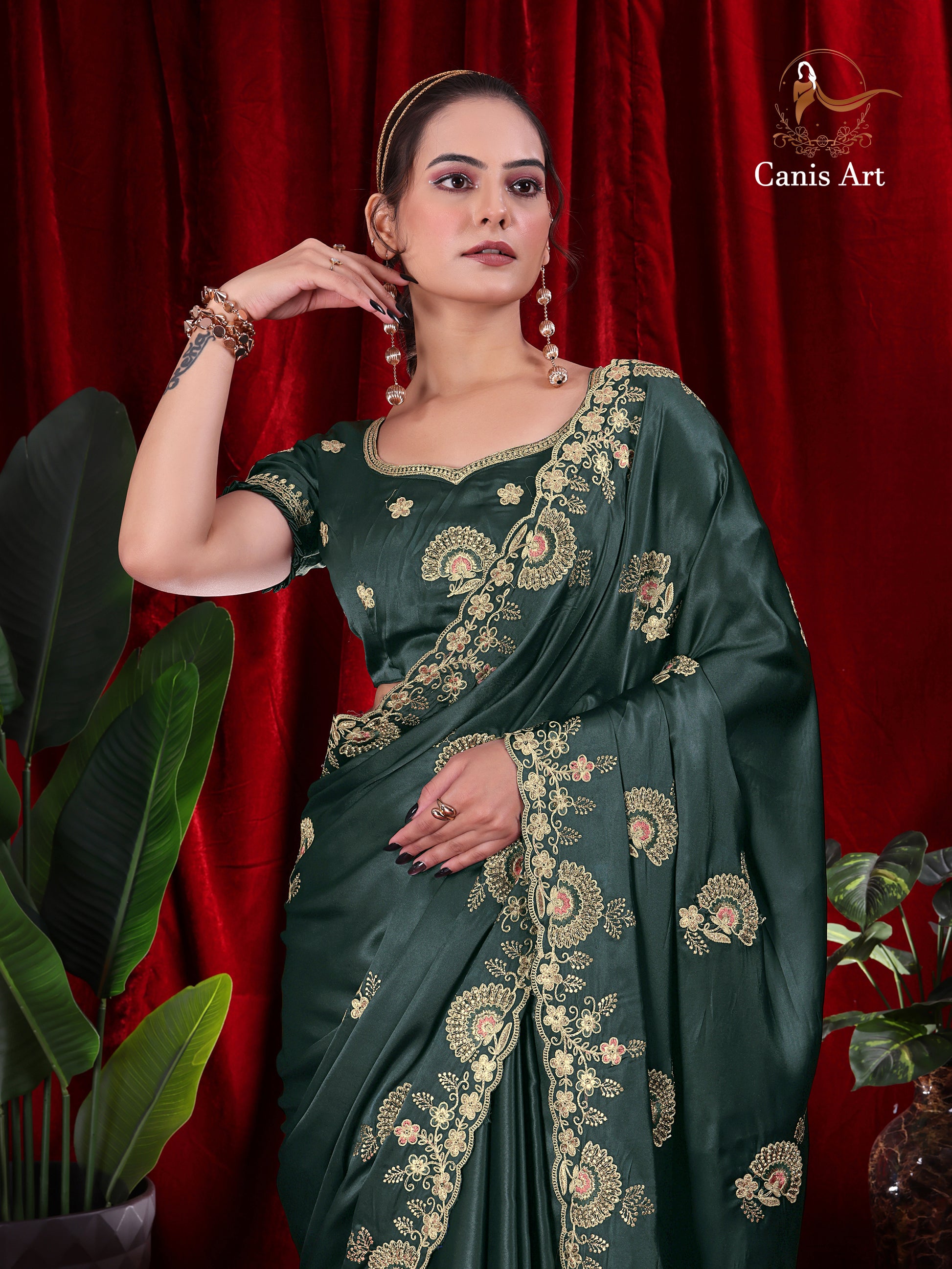 Heavy fendy satin silk
