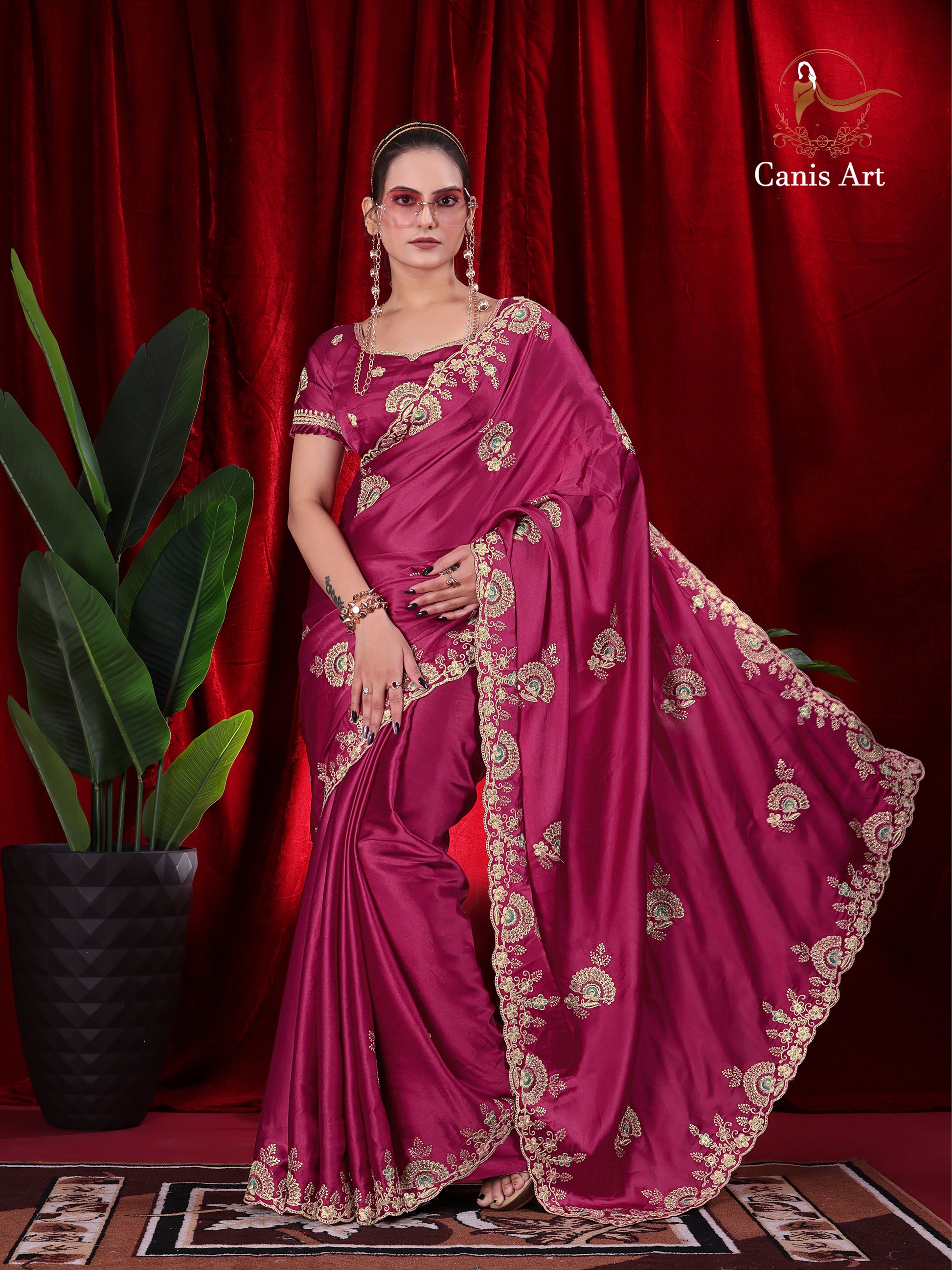 Heavy fendy satin silk