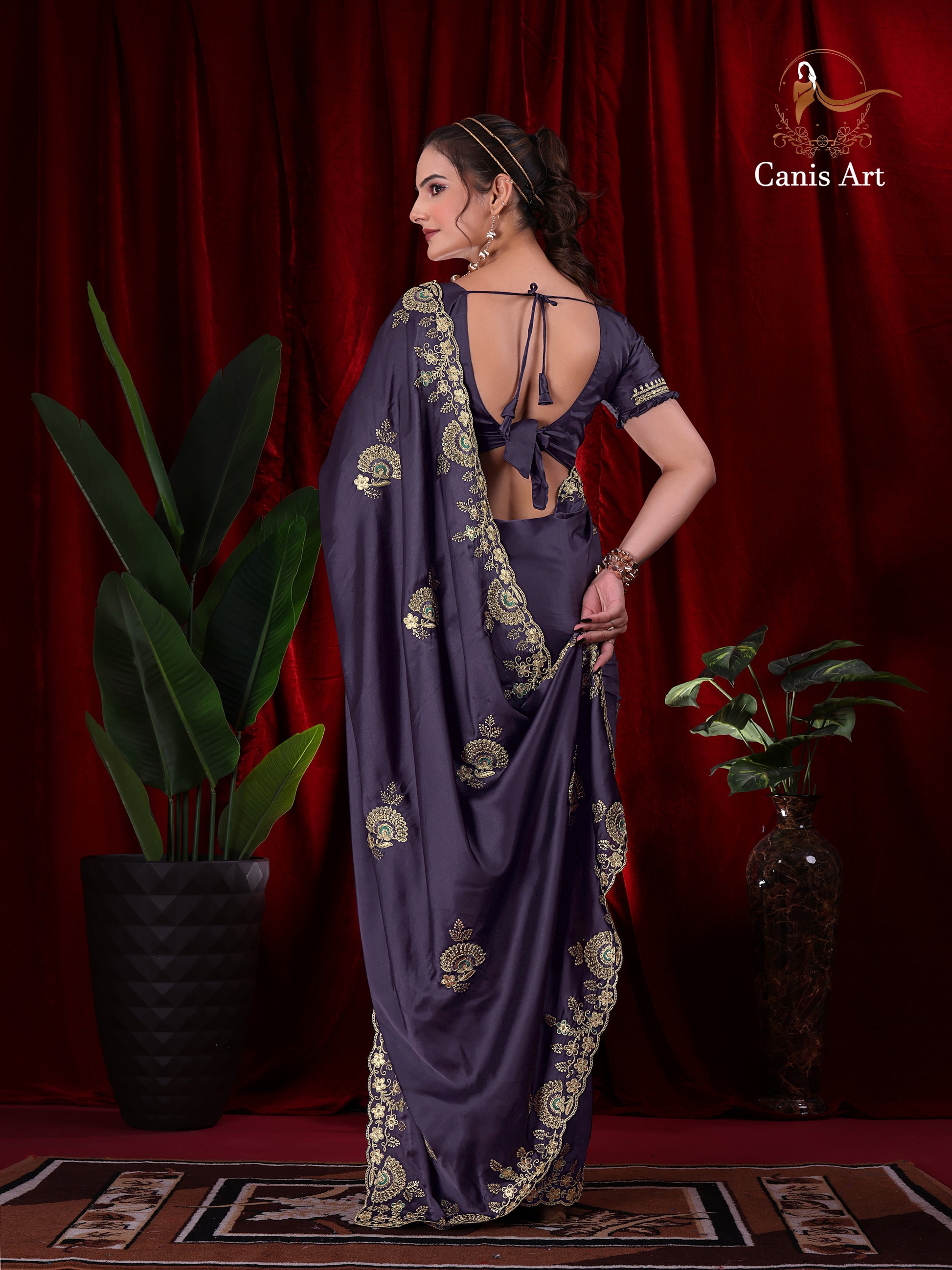 Heavy fendy satin silk