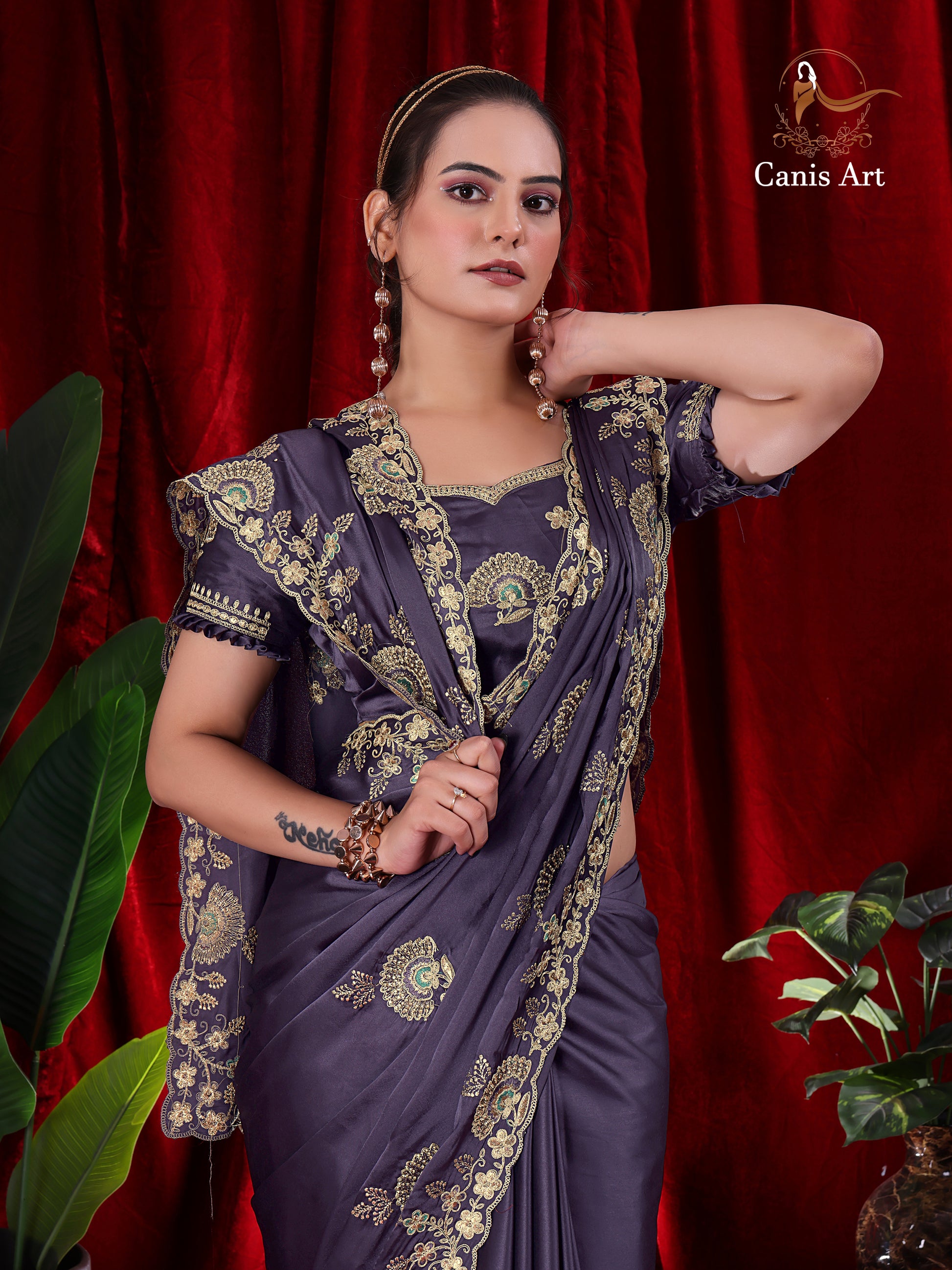Heavy fendy satin silk