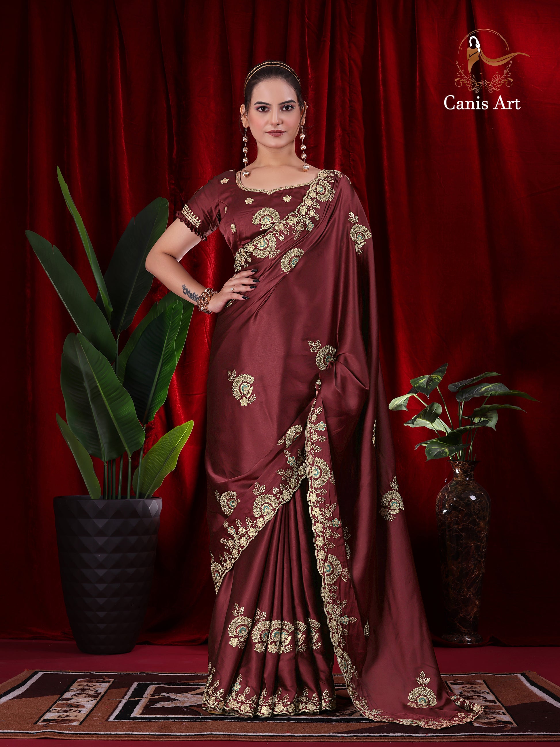 Heavy fendy satin silk