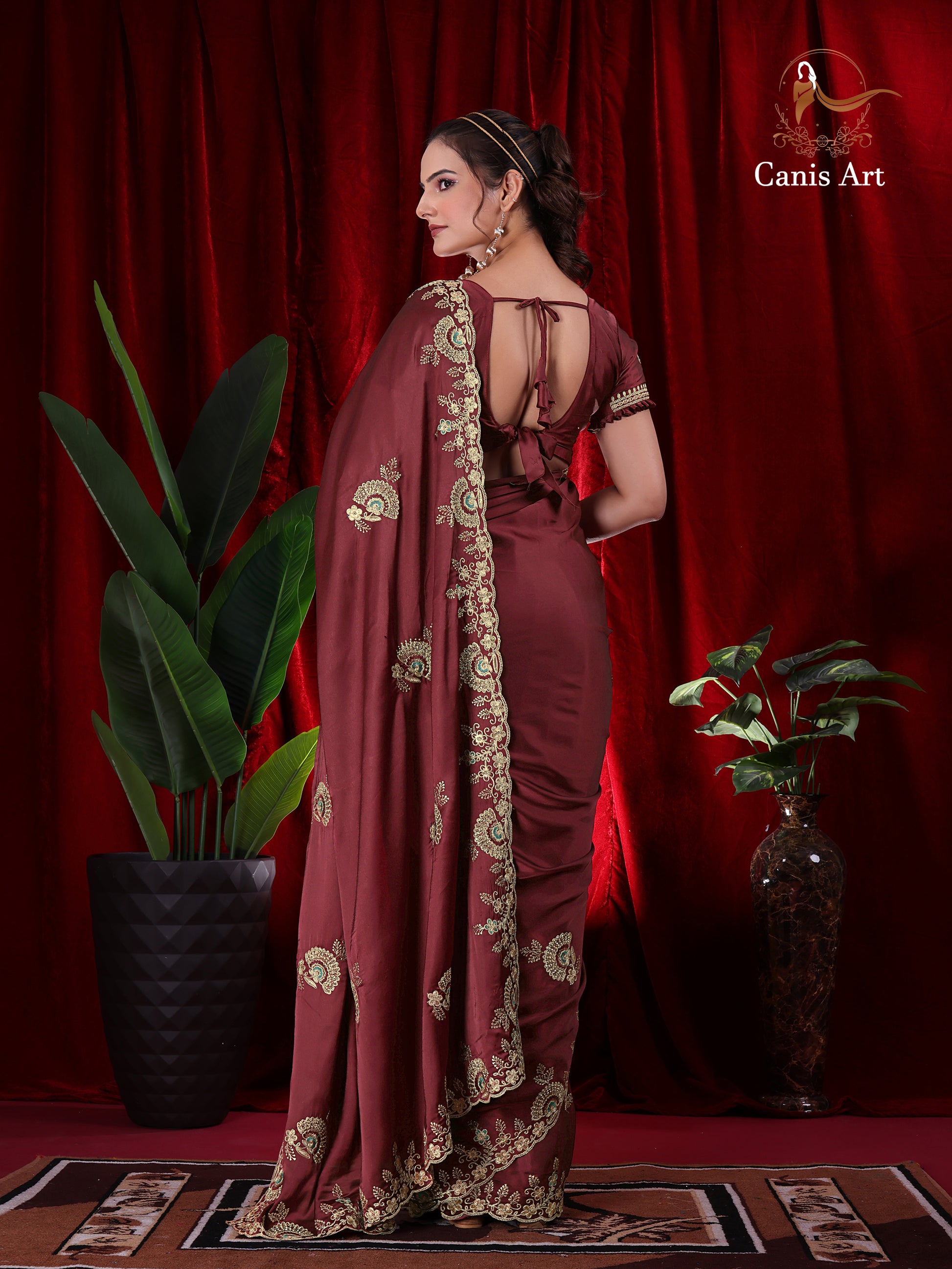 Heavy fendy satin silk