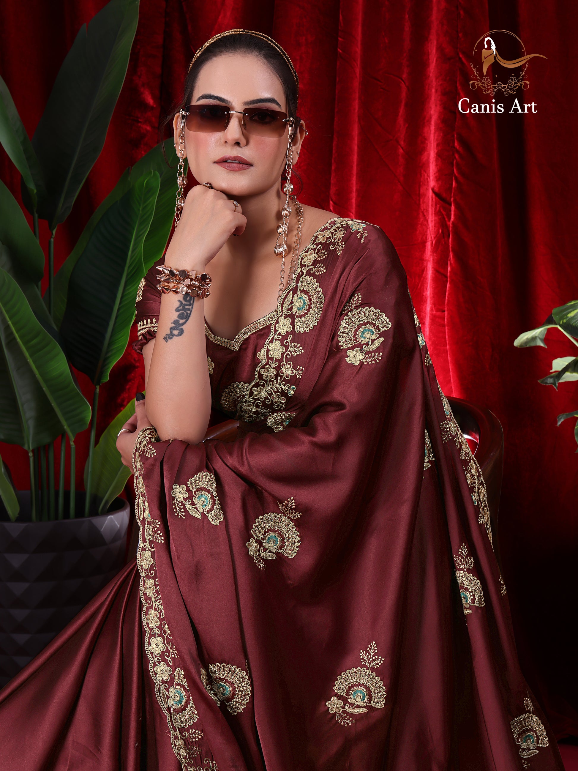 Heavy fendy satin silk