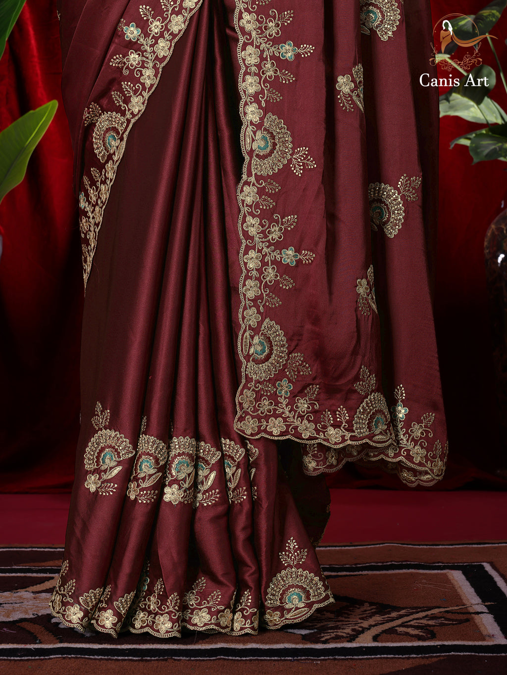 Heavy fendy satin silk