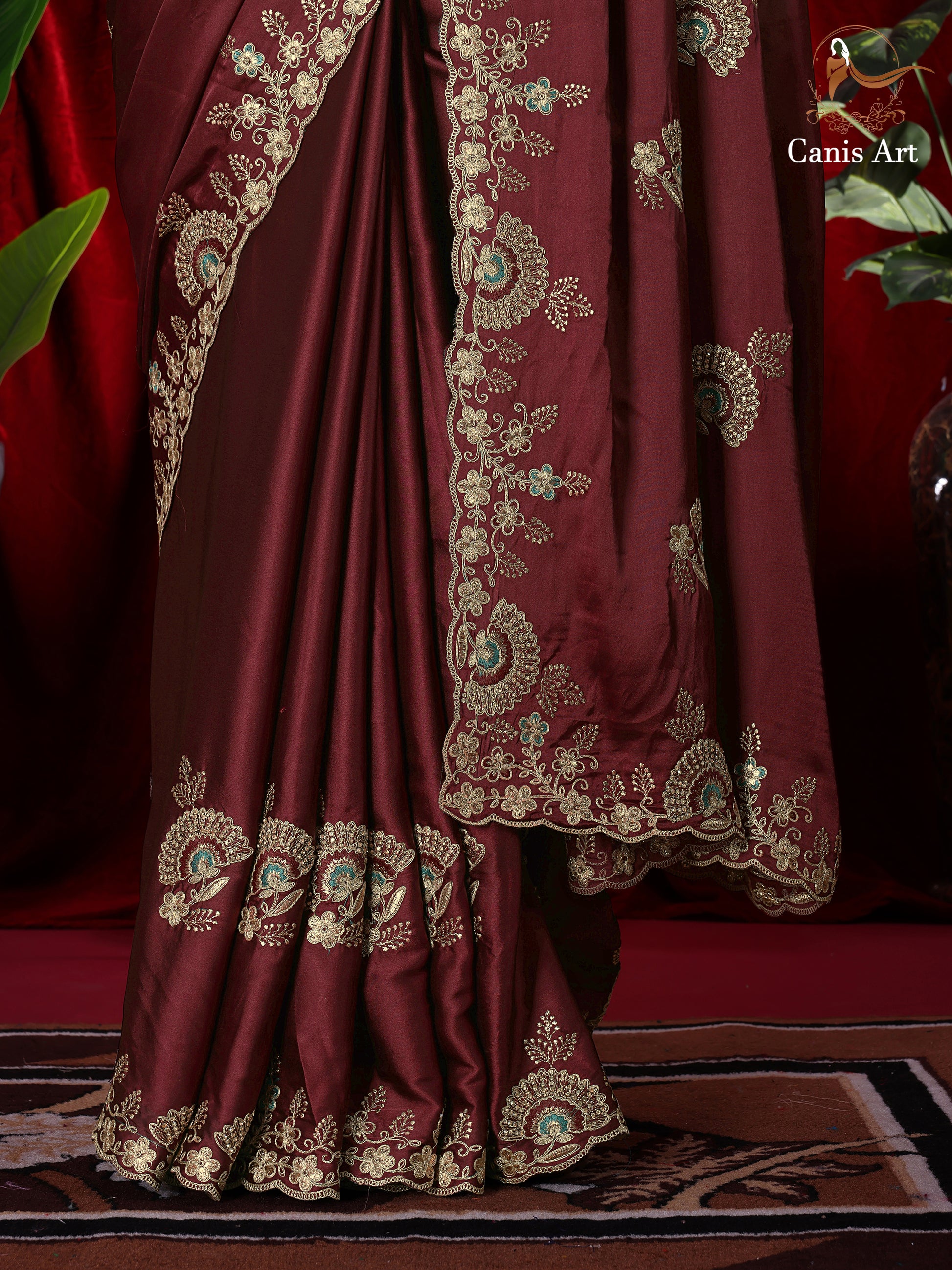 Heavy fendy satin silk