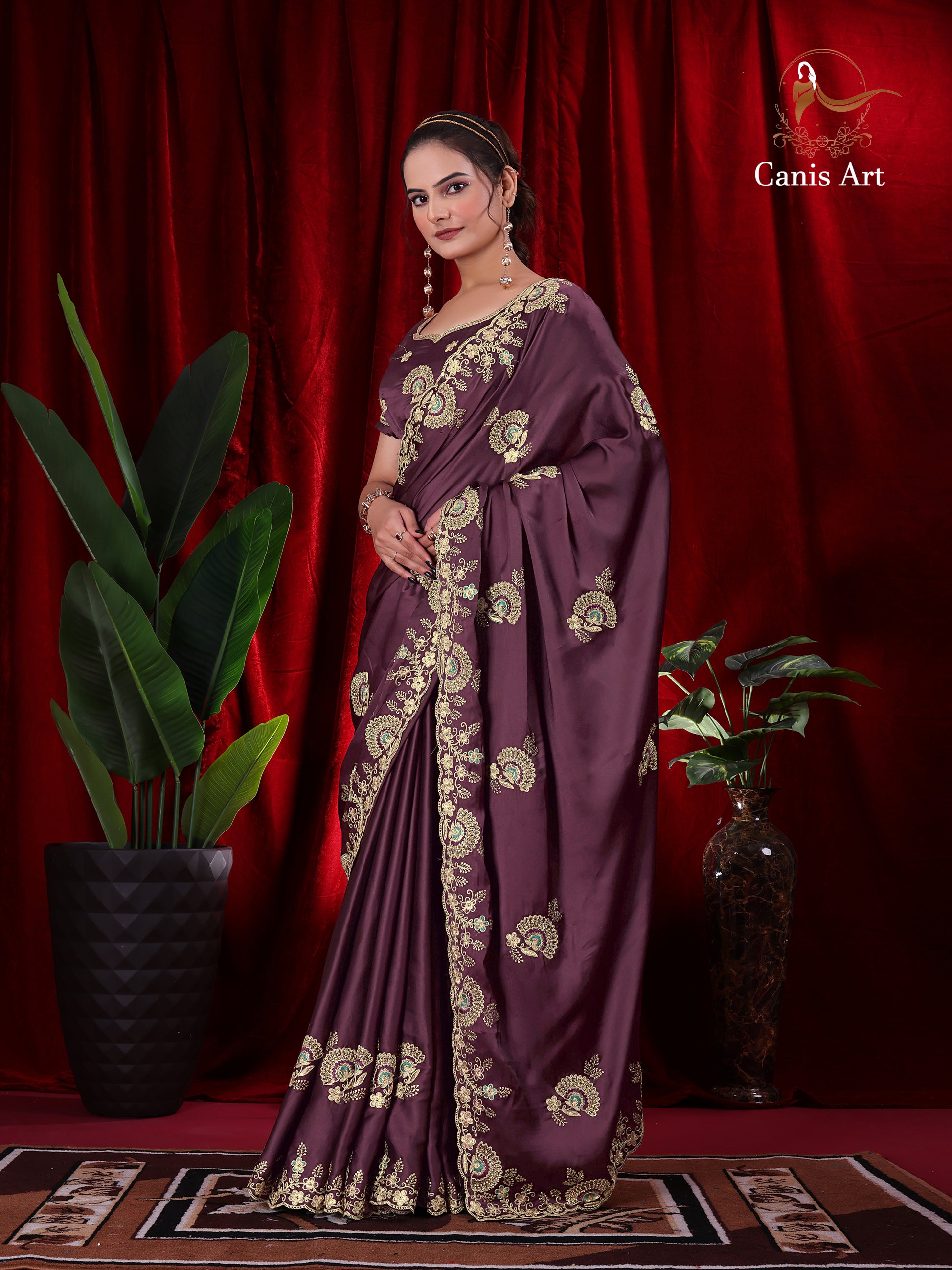 Heavy fendy satin silk