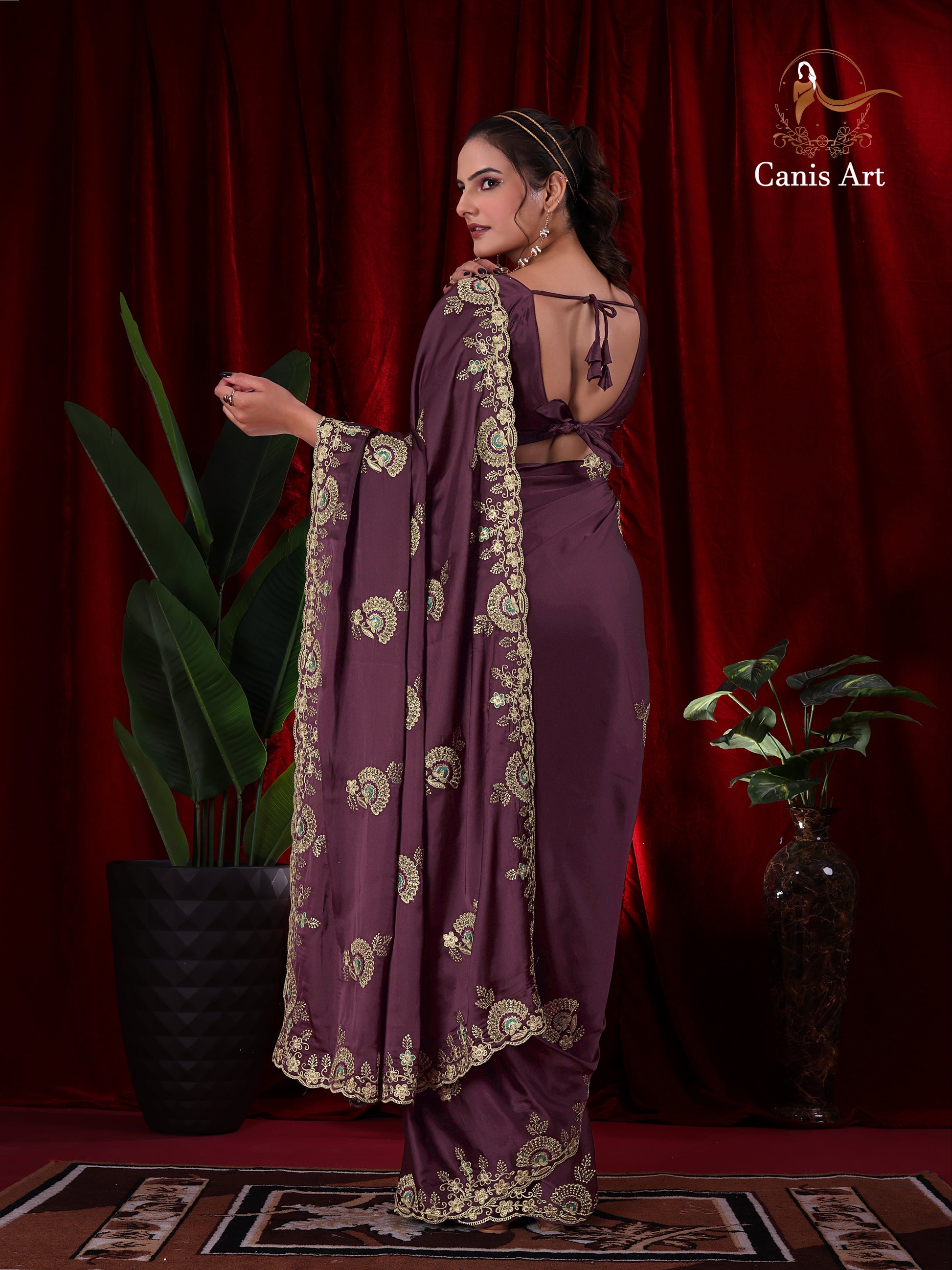 Heavy fendy satin silk