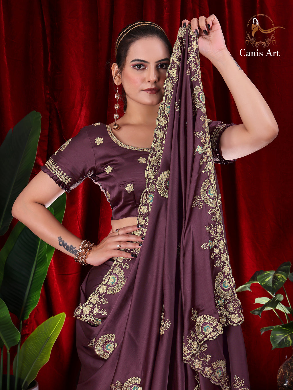 Heavy fendy satin silk
