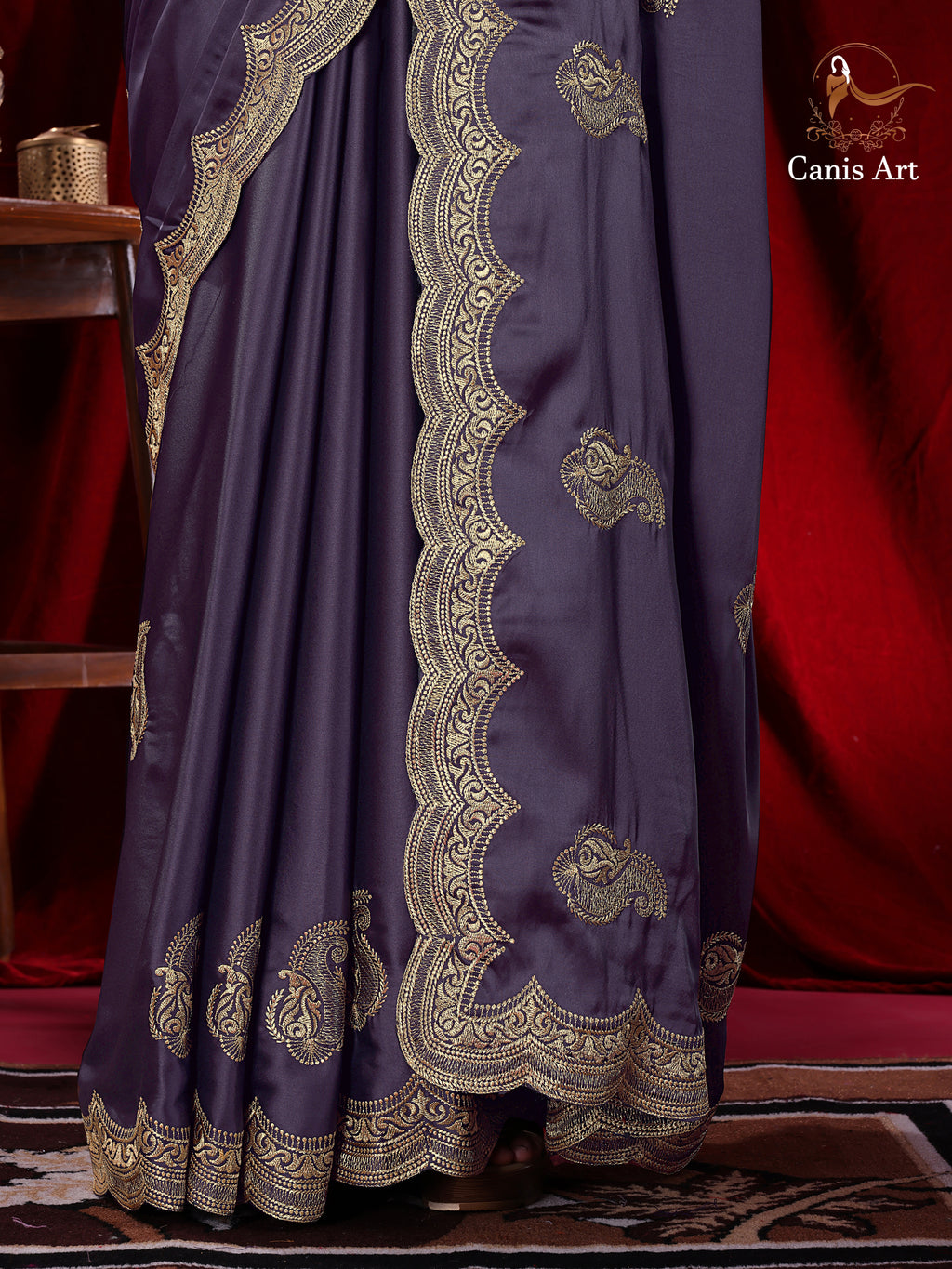 Heavy fendy satin silk