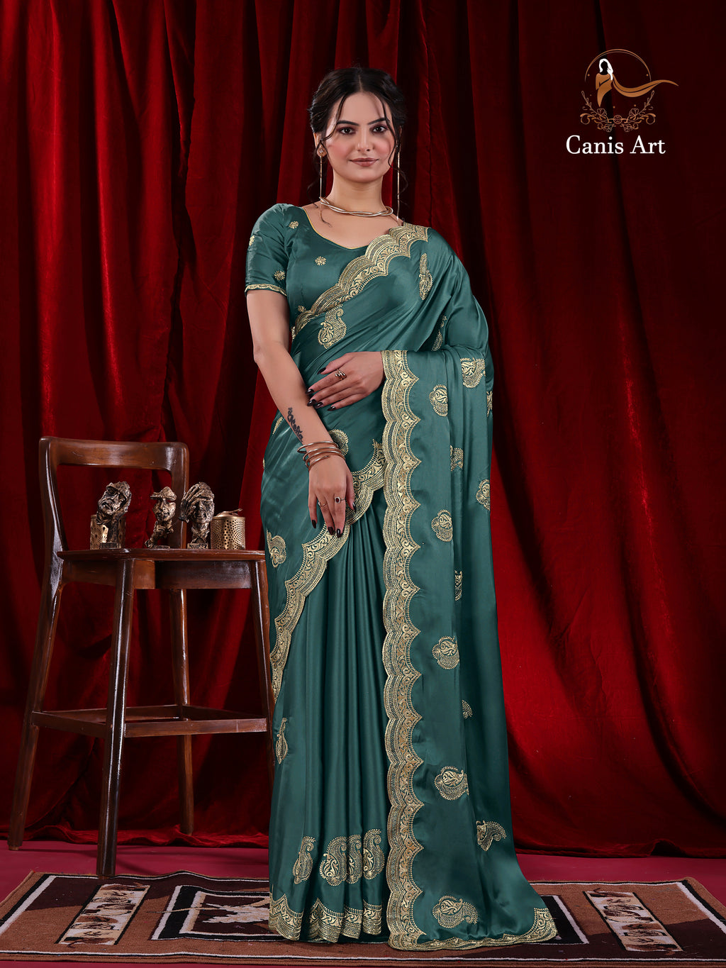 Heavy fendy satin silk