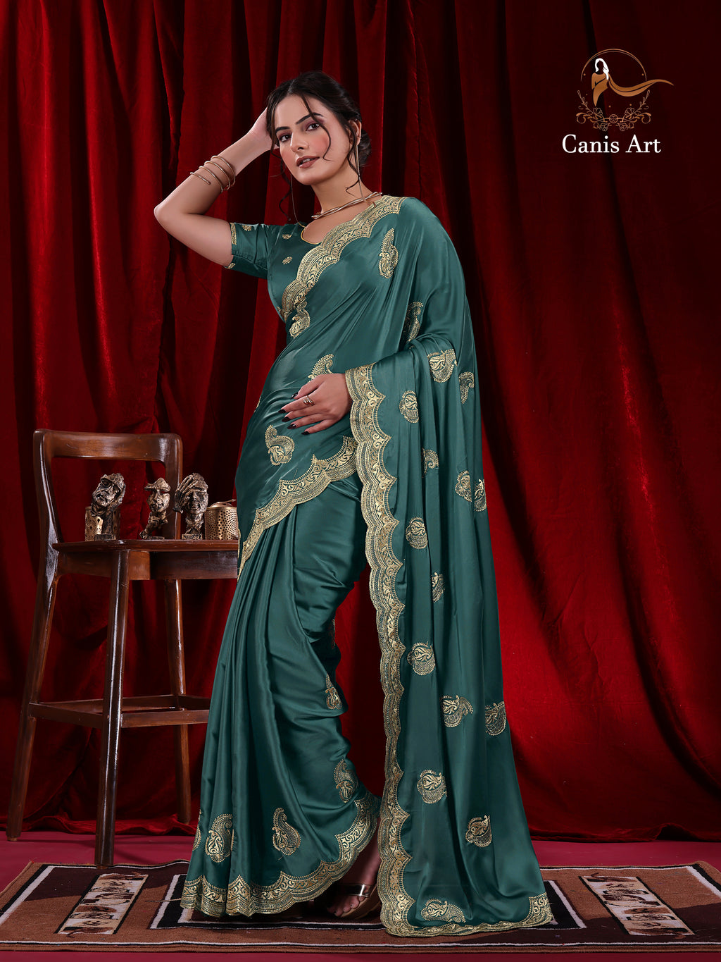 Heavy fendy satin silk