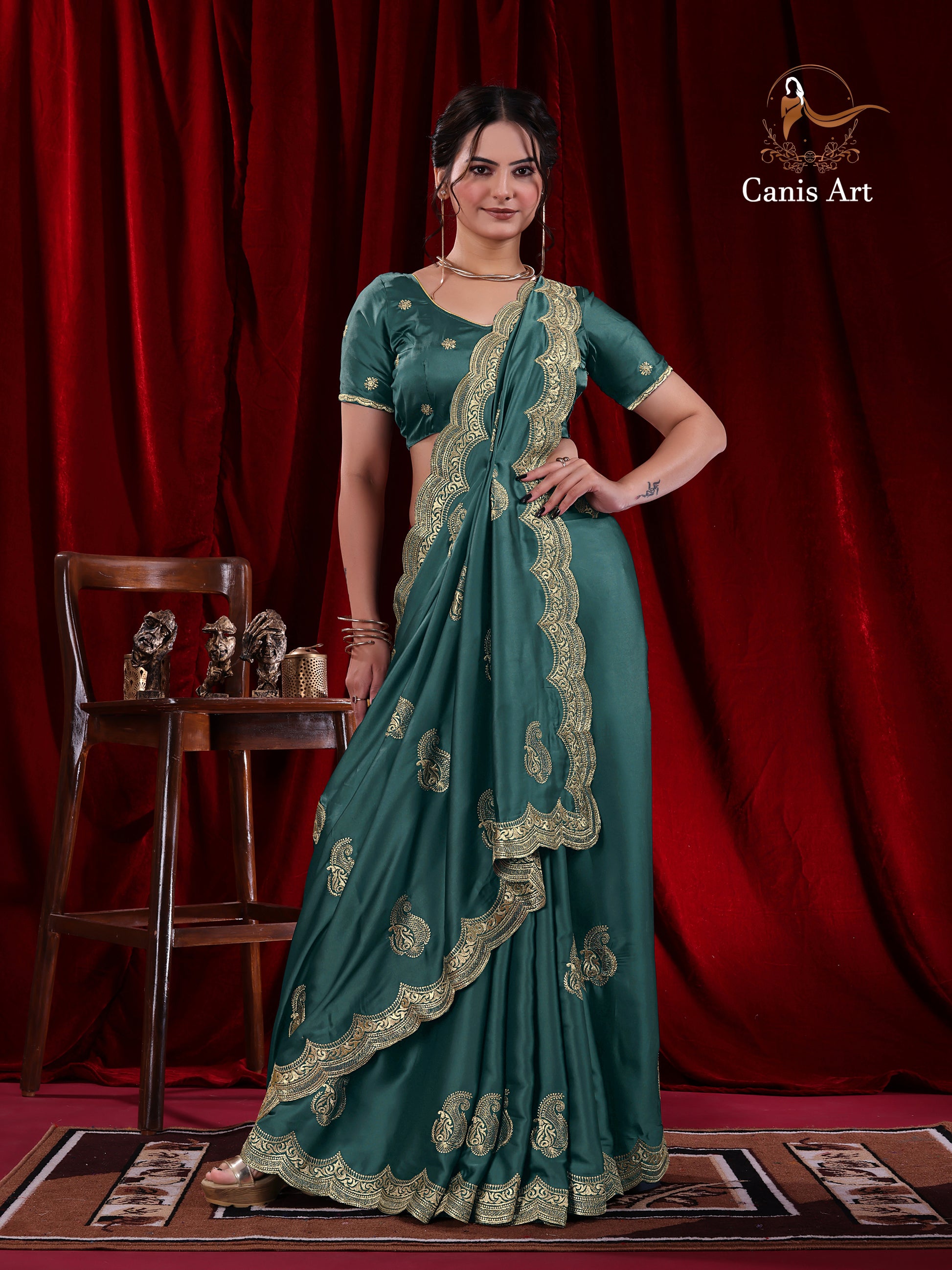 Heavy fendy satin silk