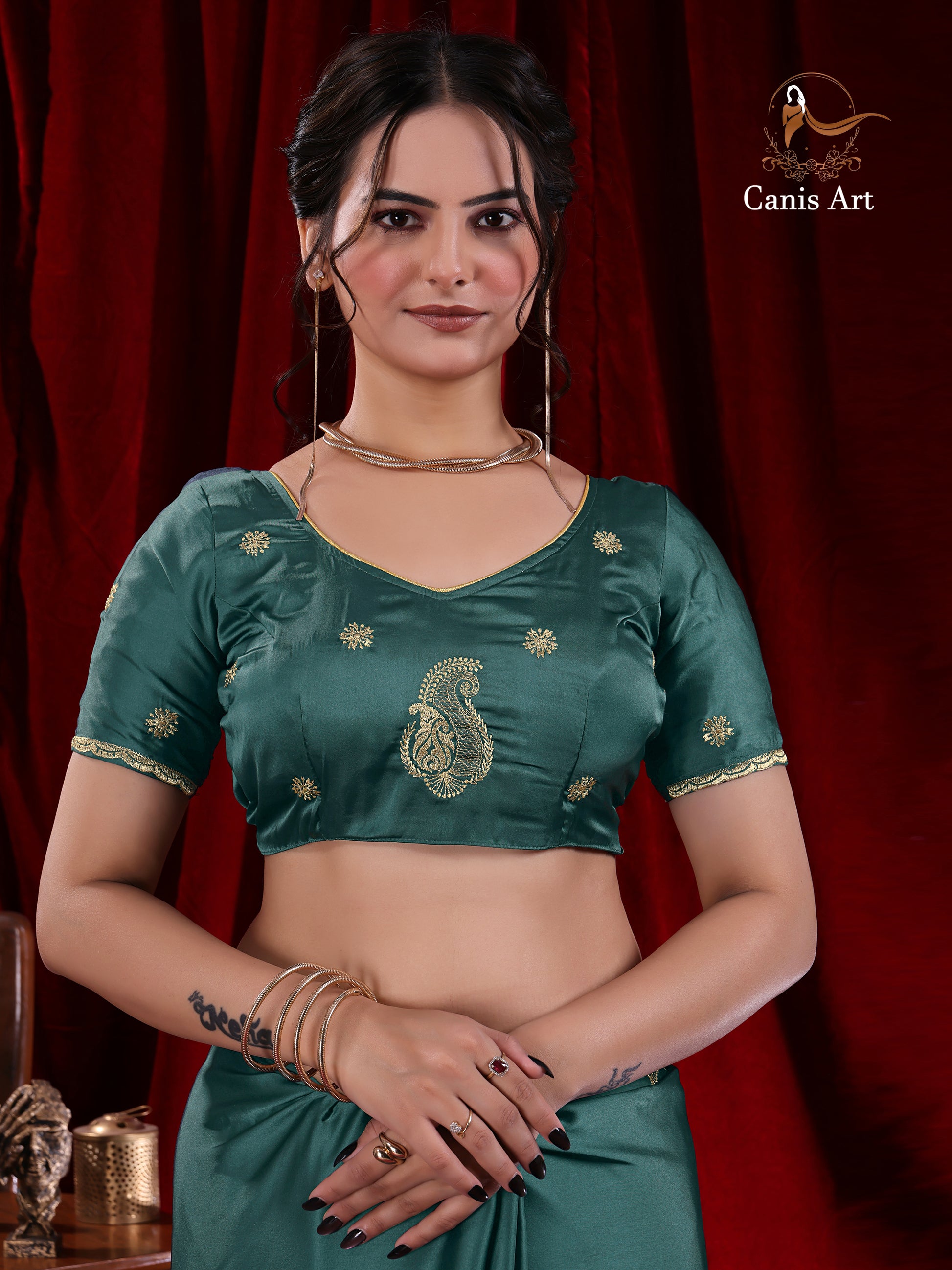 Heavy fendy satin silk
