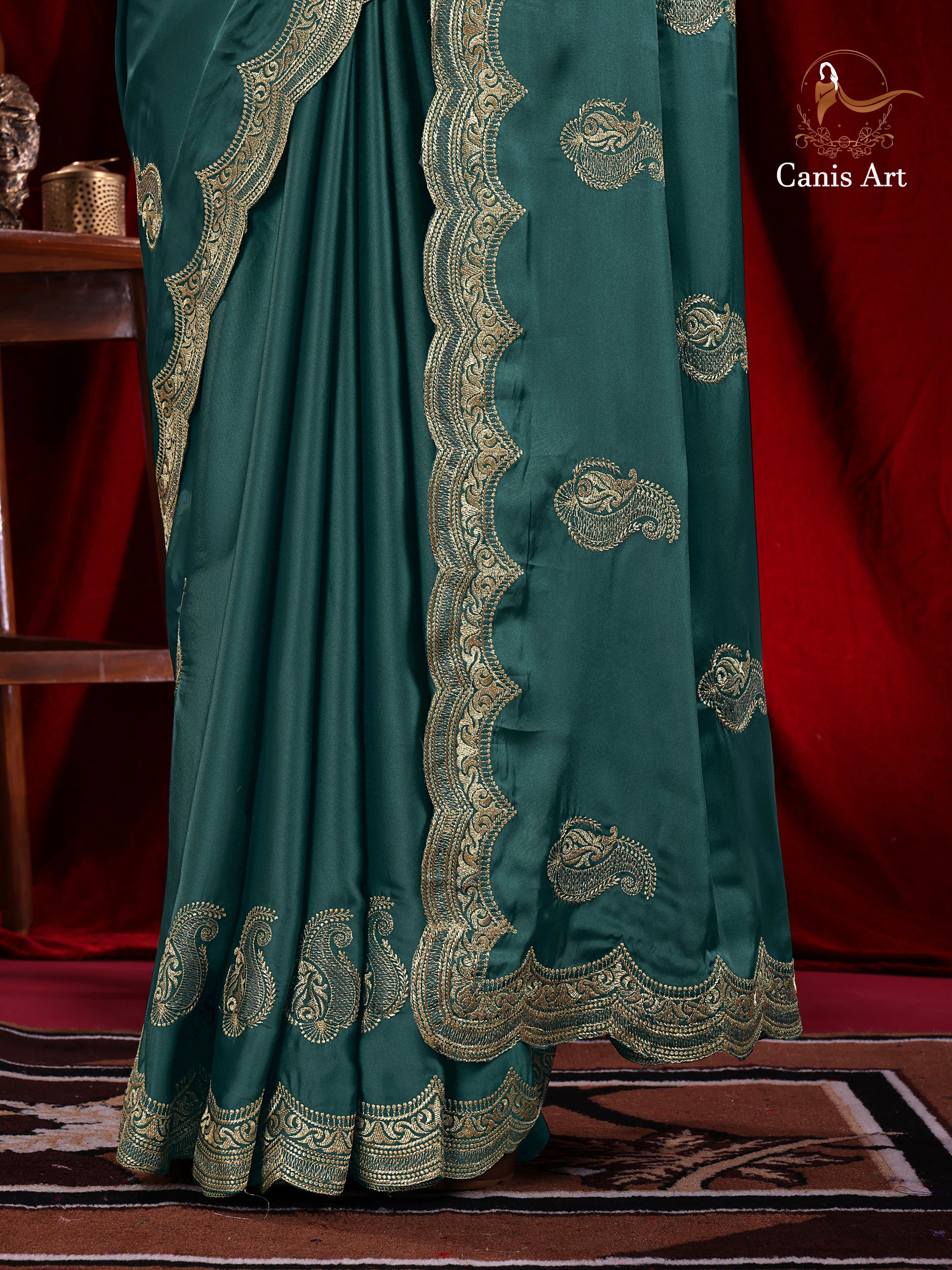 Heavy fendy satin silk
