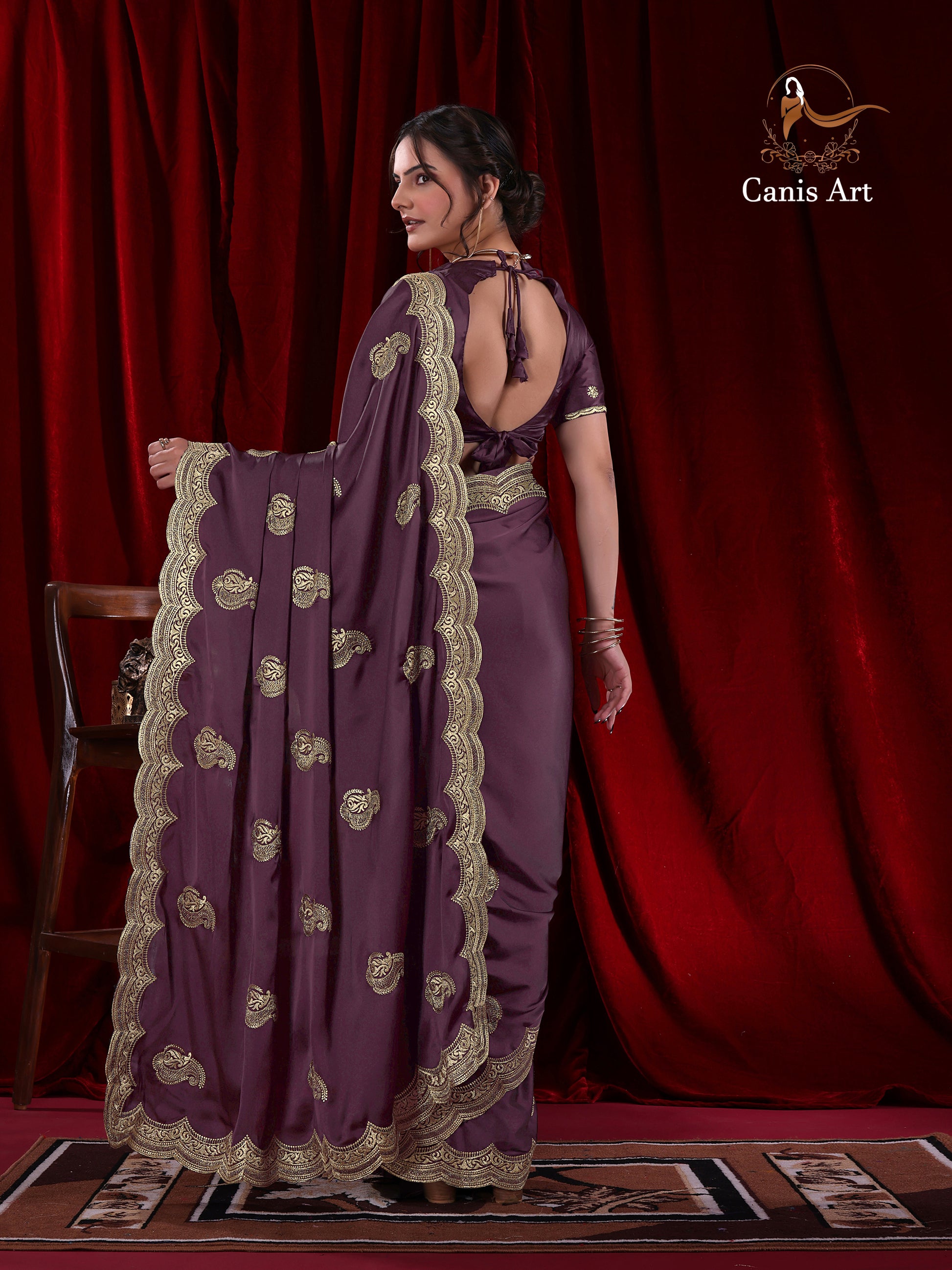 Heavy fendy satin silk